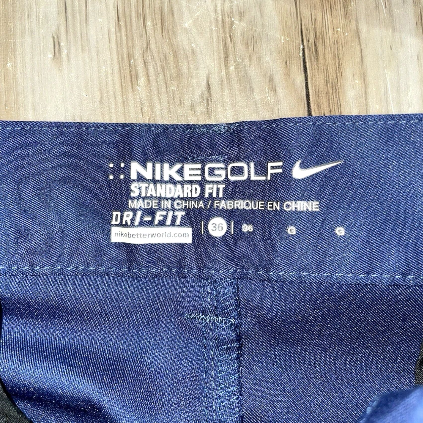 Nike Nike Golf Dri-Fit Blue Shorts Mens 36 Chino Size US 36 / EU 52 - 4 Thumbnail