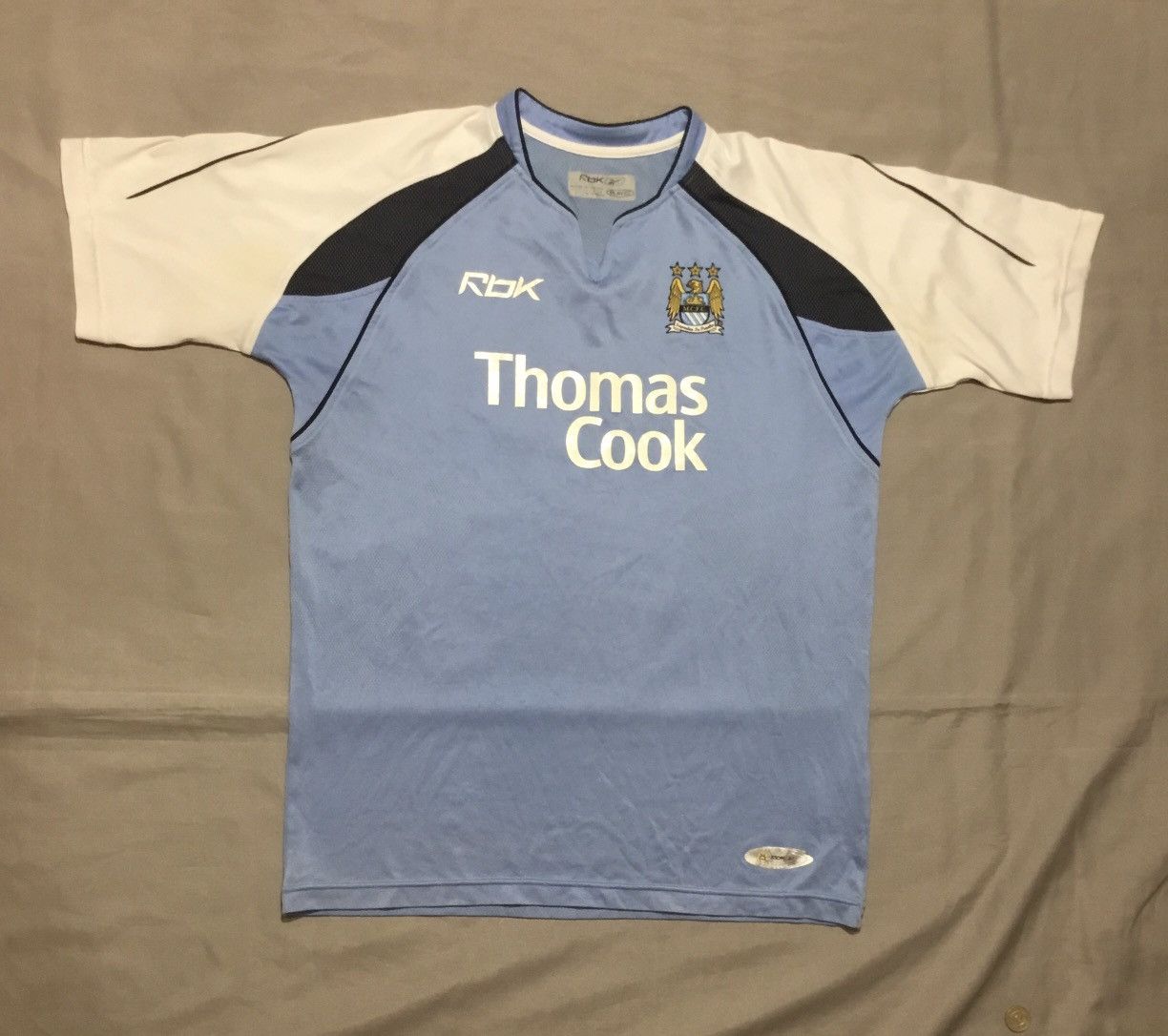 Reebok Manchester City 06/07 Home Football Shirt RBK Reebok Men's M Size US M / EU 48-50 / 2 - 1 Thumbnail