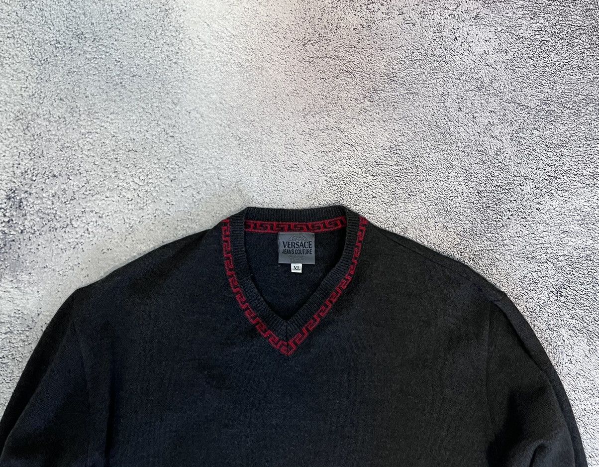 Versace Versace Jeans Couture Men’s Sweater Wool Italy Vintage Size US XL / EU 56 / 4 - 6 Thumbnail