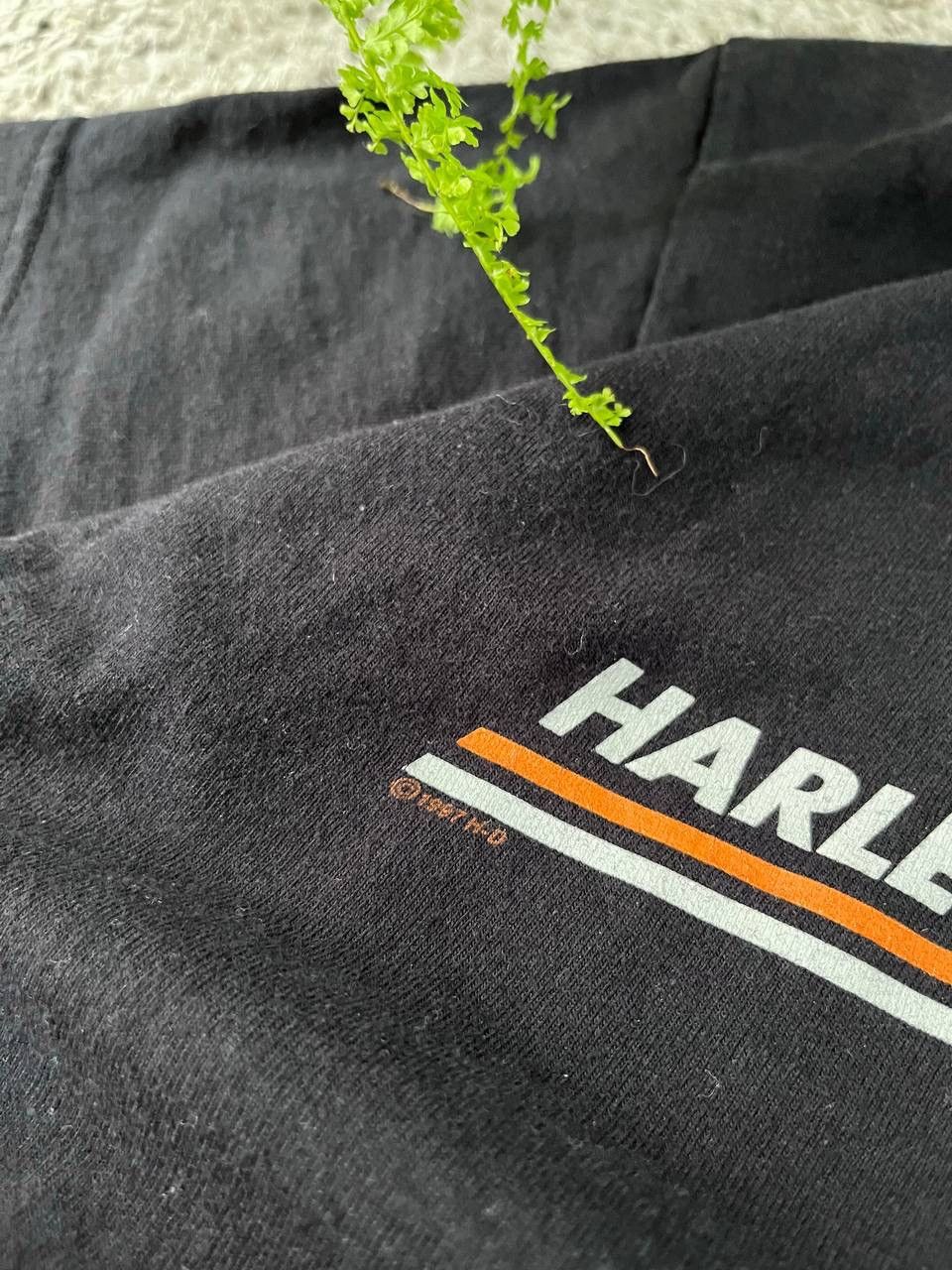 Harley Davidson × Vintage 90s Harley-Davidson T-Shirt Streetwear Vintage Big Logo Rare Size US S / EU 44-46 / 1 - 7 Thumbnail