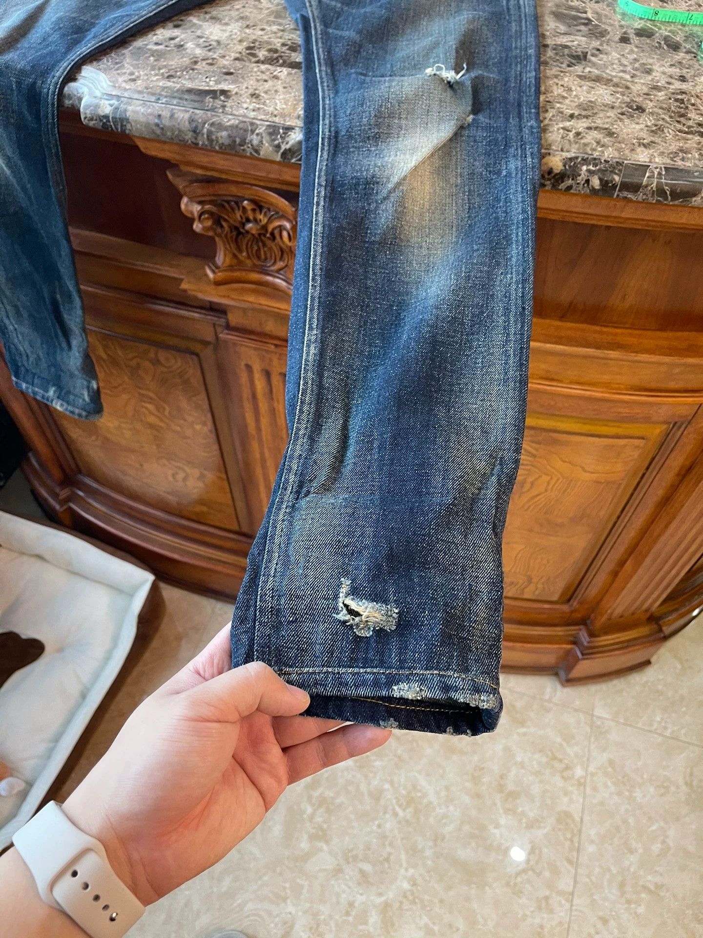 Dolce & Gabbana DG Size 44 Jeans Subtle Distressed Light Blue Versatile Size US 28 / EU 44 - 4 Thumbnail