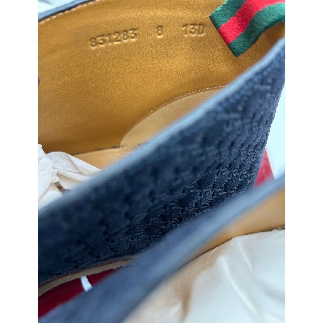Gucci Men's Gucci MOREAU GG suede ankle boots size 8 fits 8.5 US Size US 8.5 / EU 41-42 - 9 Thumbnail