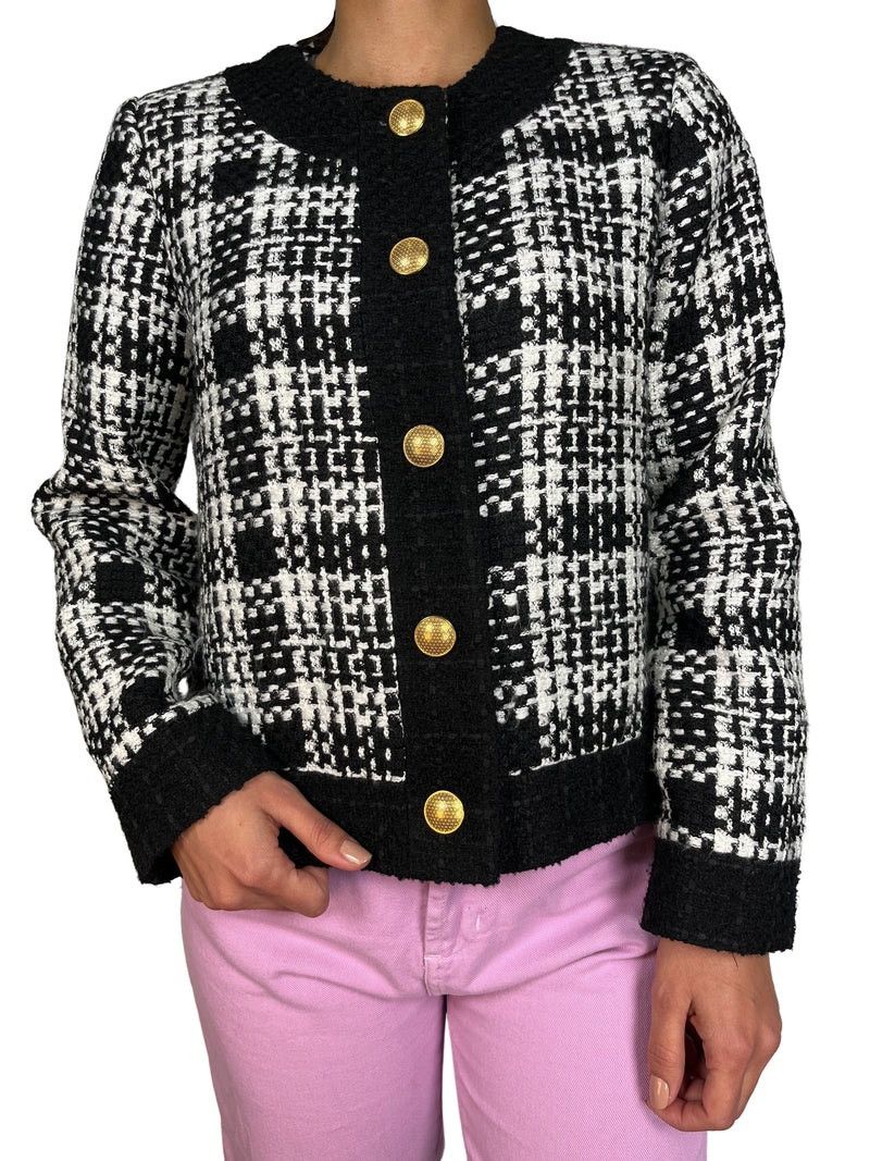 Zara Zara Women's Tweeted Jacket Size M / US 6-8 / IT 42-44 - 2 Thumbnail