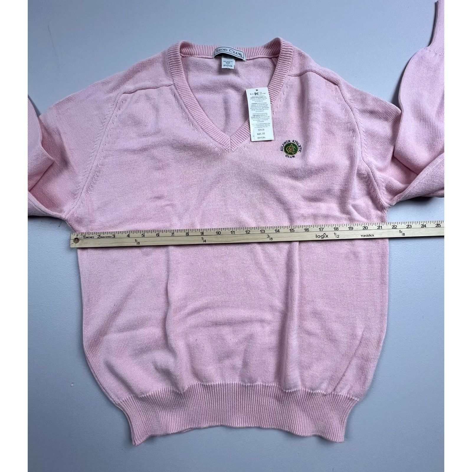 Vintage VINTAGE Izod Club Sweater Mens M Pink V-Neck Golf USA Shirt Size US M / EU 48-50 / 2 - 7 Thumbnail