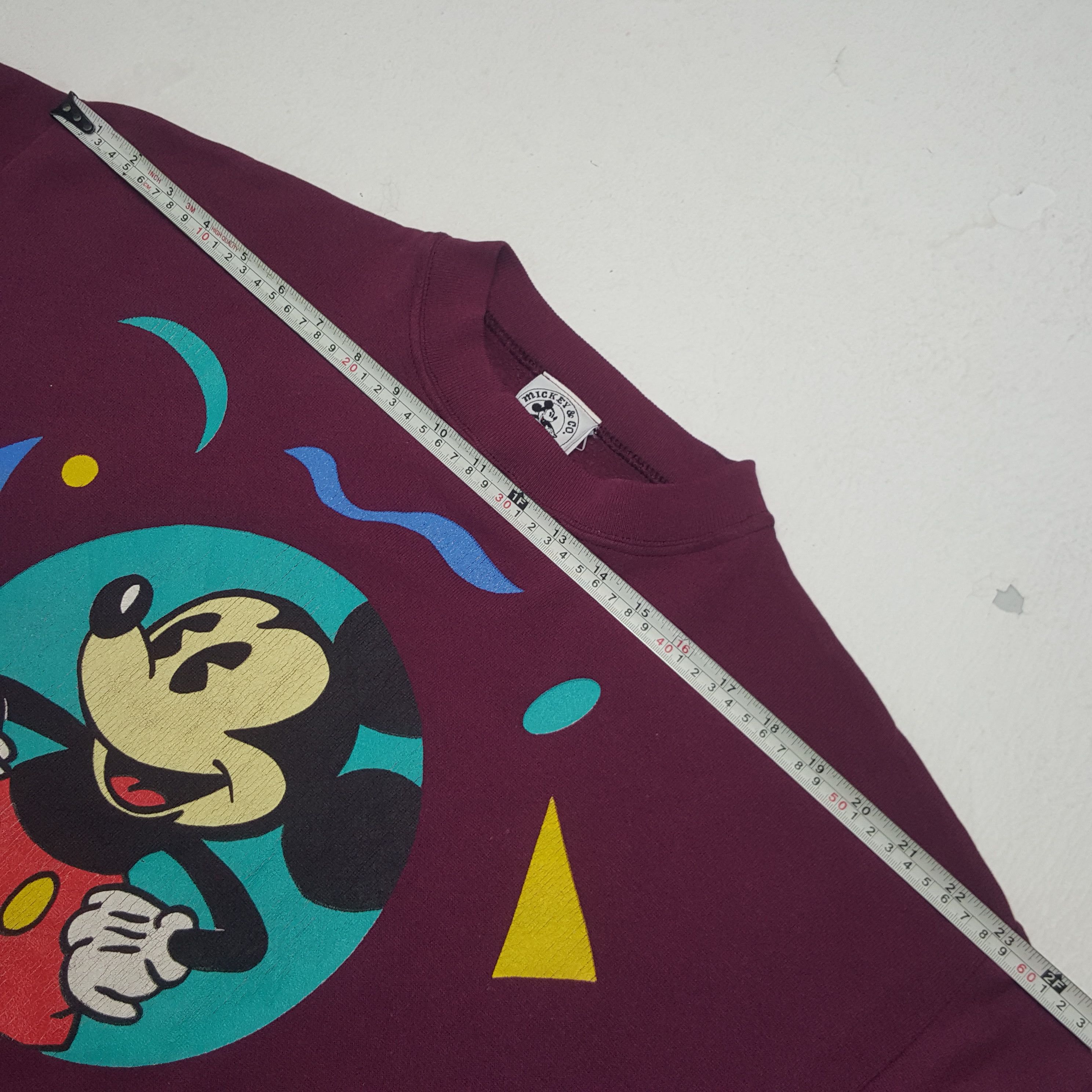 Disney × Mickey & Co. × Vintage Vintage Mickey Mouse Cartoon Sweatshirt Size US M / EU 48-50 / 2 - 7 Thumbnail