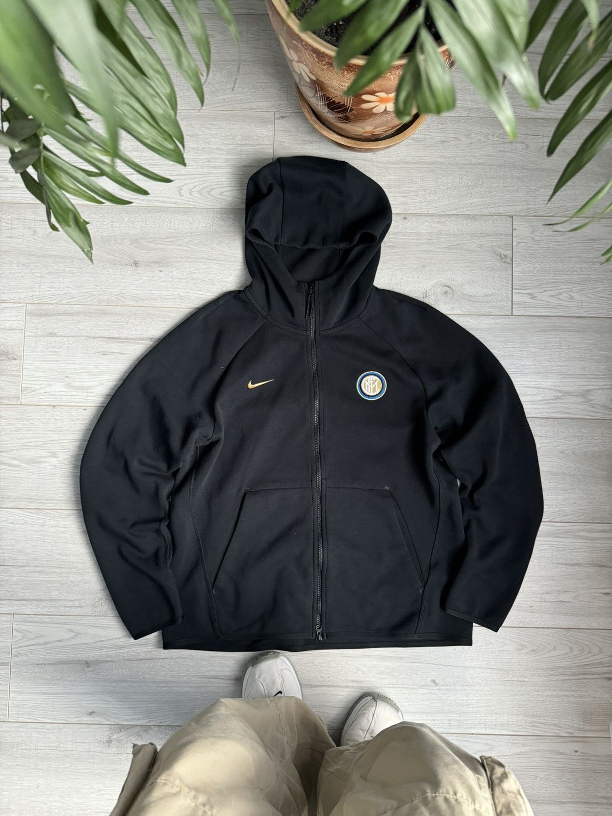 Nike Tech Fleece Soccer Jersey Hoodi Inter Milan