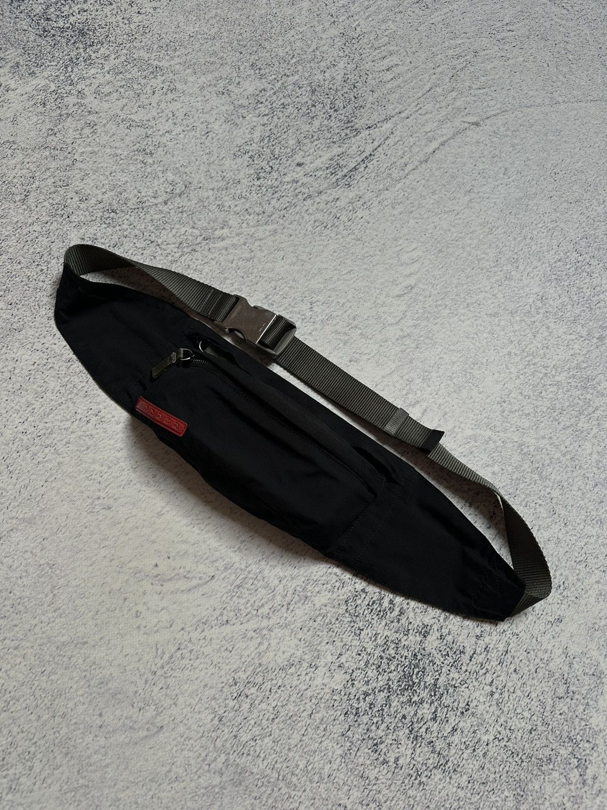 Prada Vintage Prada 90's Nylon Belt Bag Archive Red Tab Gorpcore Size ONE SIZE - 2 Thumbnail