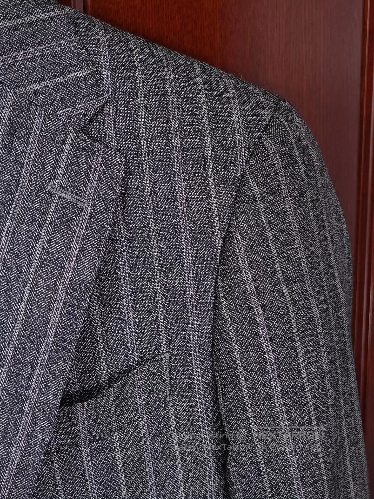 Japanese Brand Custom Dormeuil Wool Suit Jacket. Size US S / EU 44-46 / 1 - 2 Thumbnail