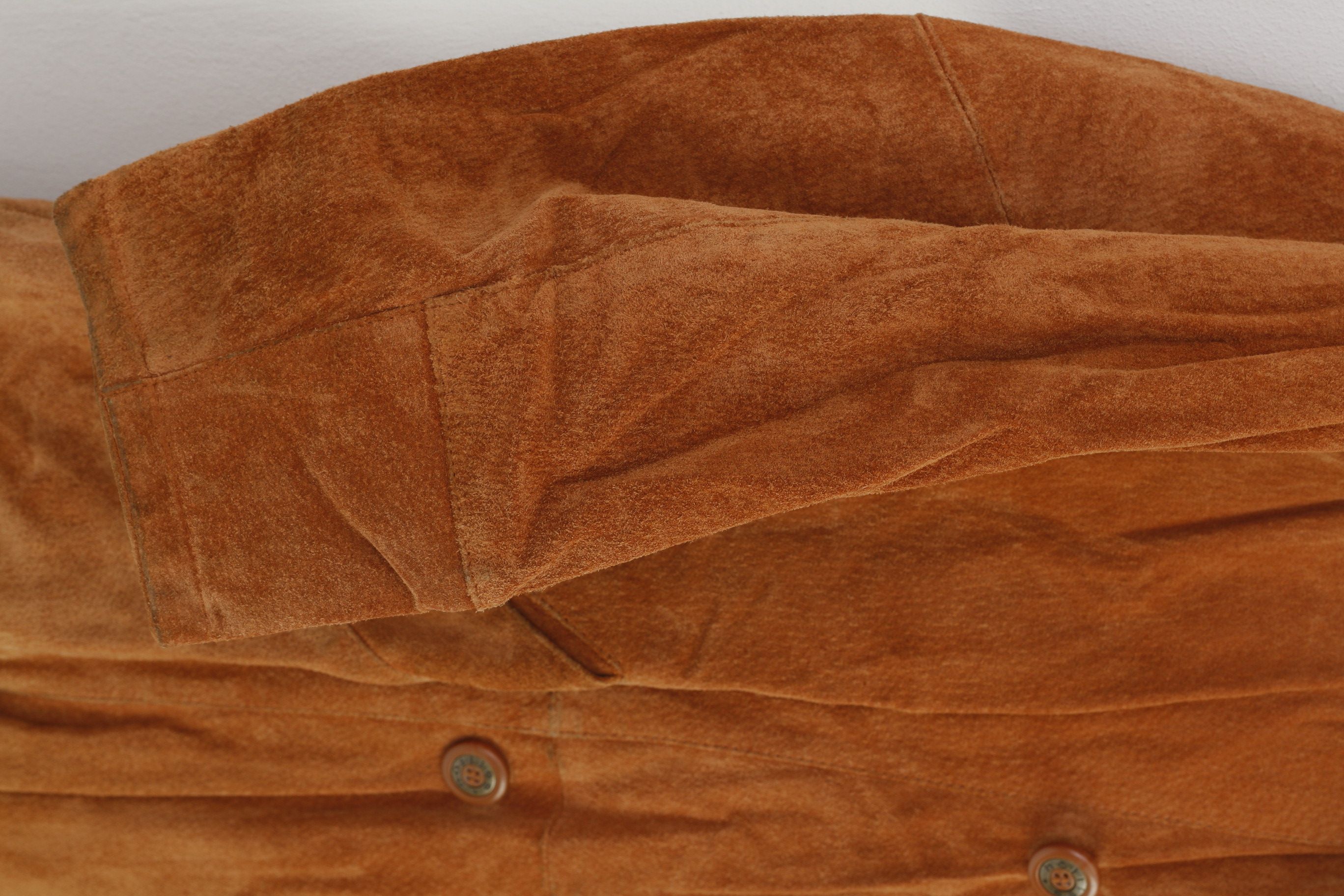 Leather Hollies Women 38 M Leather Jacket Double Breasted 10958 Size M / US 6-8 / IT 42-44 - 3 Thumbnail