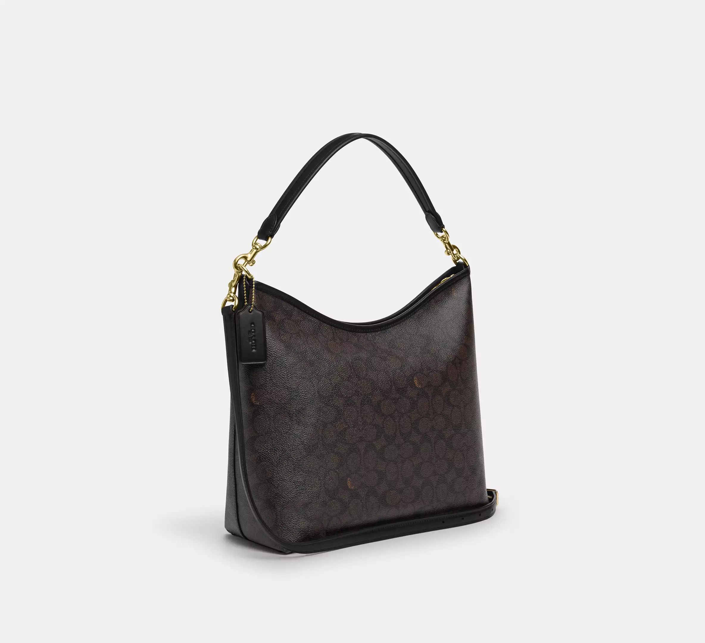 Coach Laurel Large Shoulder Bag In Signature Canvas CY685 Size ONE SIZE - 3 Thumbnail
