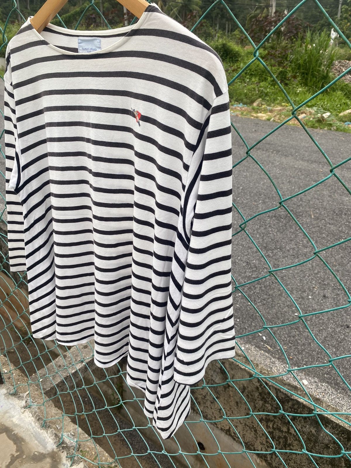 Tsumori Chisato Tsumori Chisato Breton Stripe Tee Size L / US 10 / IT 46 - 4 Thumbnail