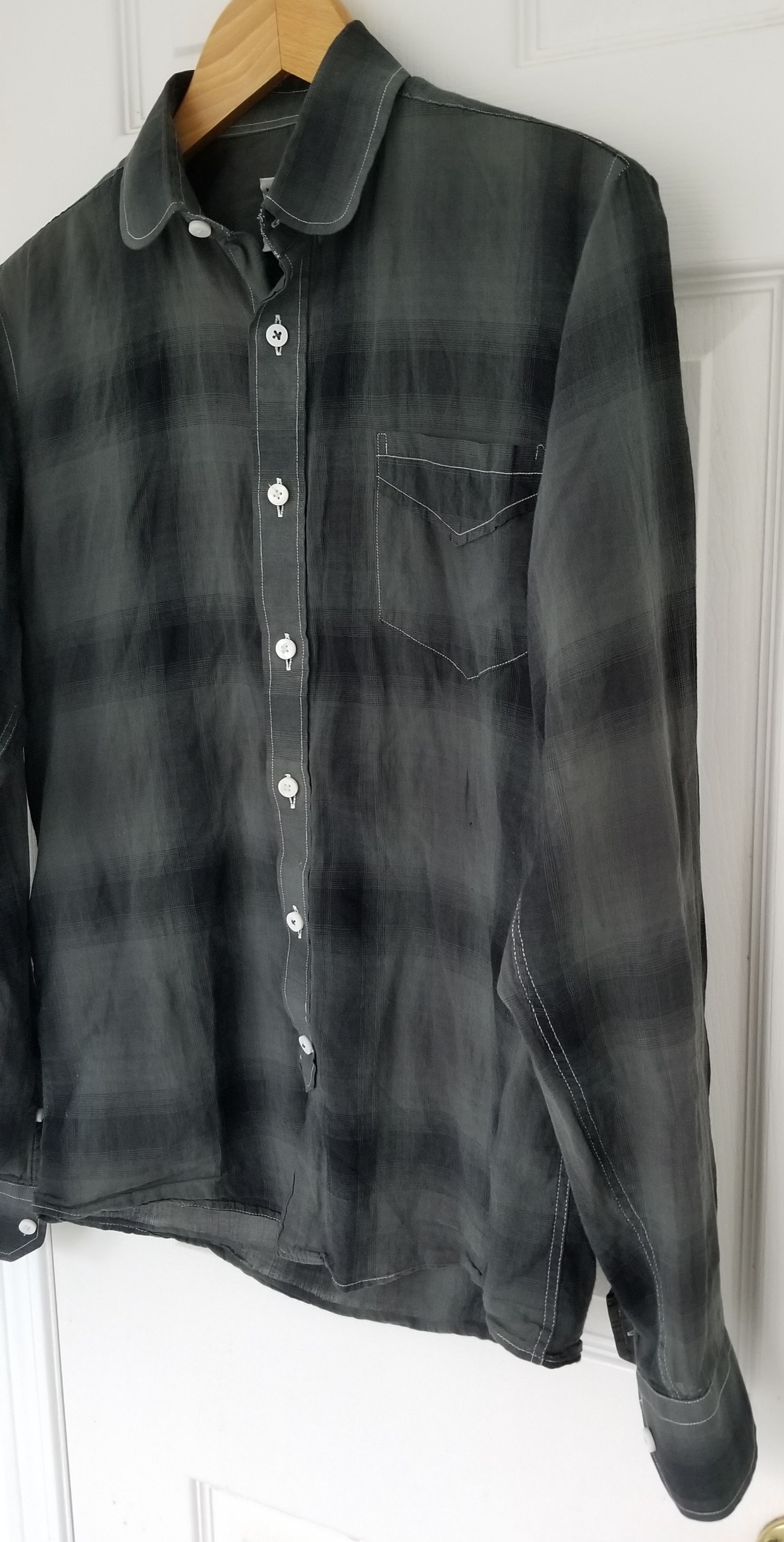 Temple Of Jawnz Temple Jawnz Grey Saint Black Dior Shadow Plaid Celine Homme Size US XS / EU 42 / 0 - 7 Thumbnail