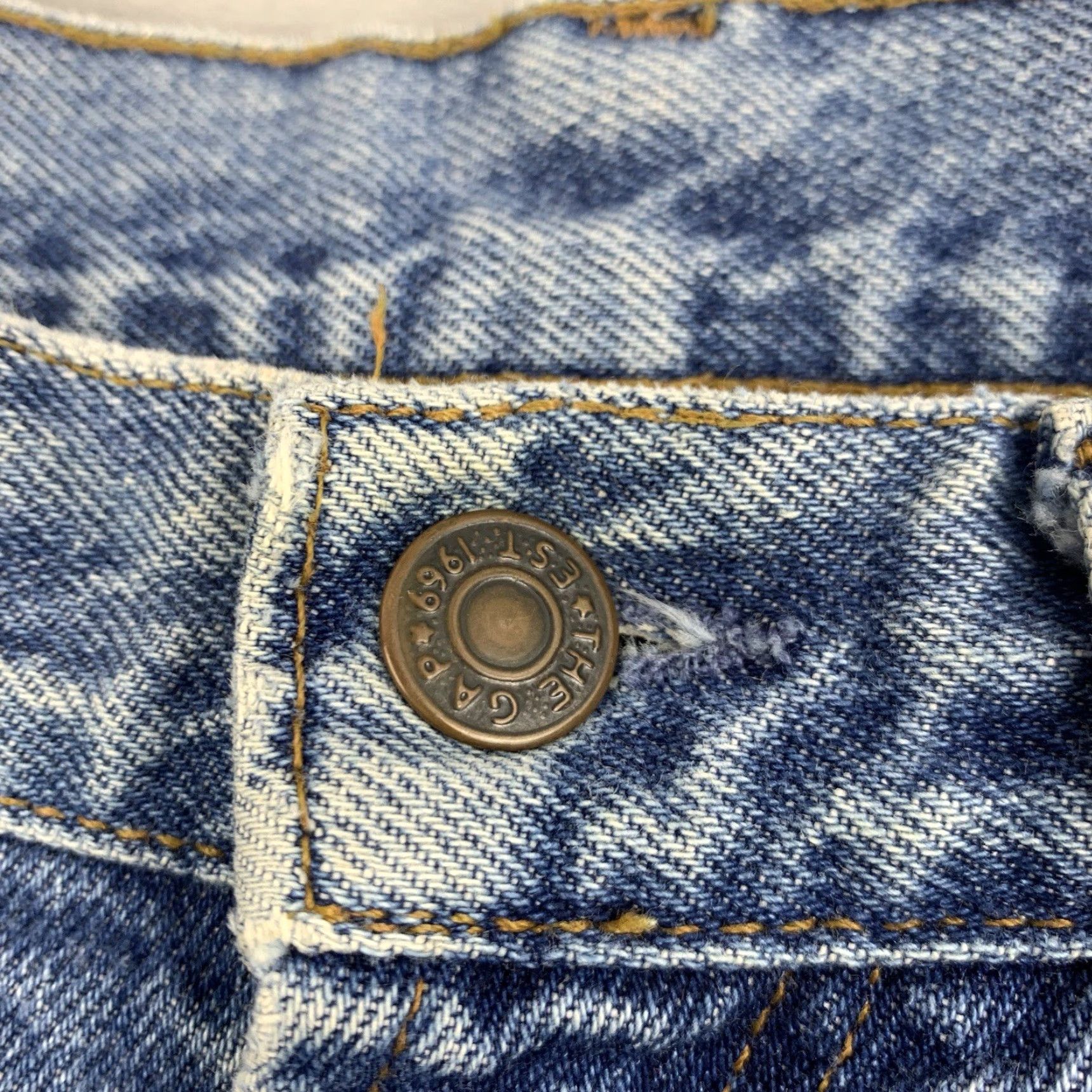 Gap VINTAGE Gap Jeans Men 31x30 Blue Denim 90s Grunge Y2K Street Urban Straight Jeans Size US 31 - 3 Thumbnail