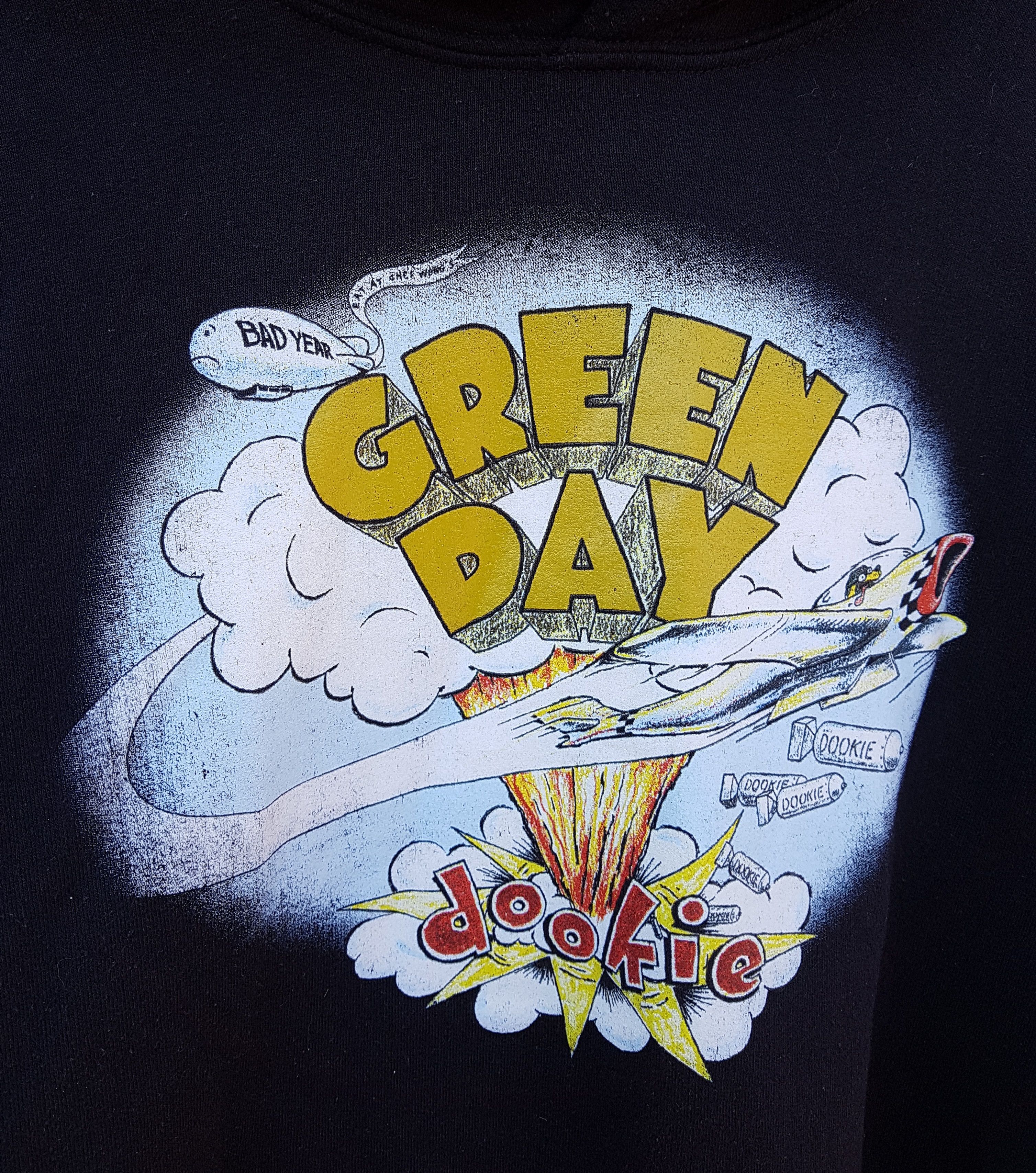 Band Tees Vintage Green Day Dookie Printed Rock Band Hoodie Sweatshirt Size US M / EU 48-50 / 2 - 5 Thumbnail