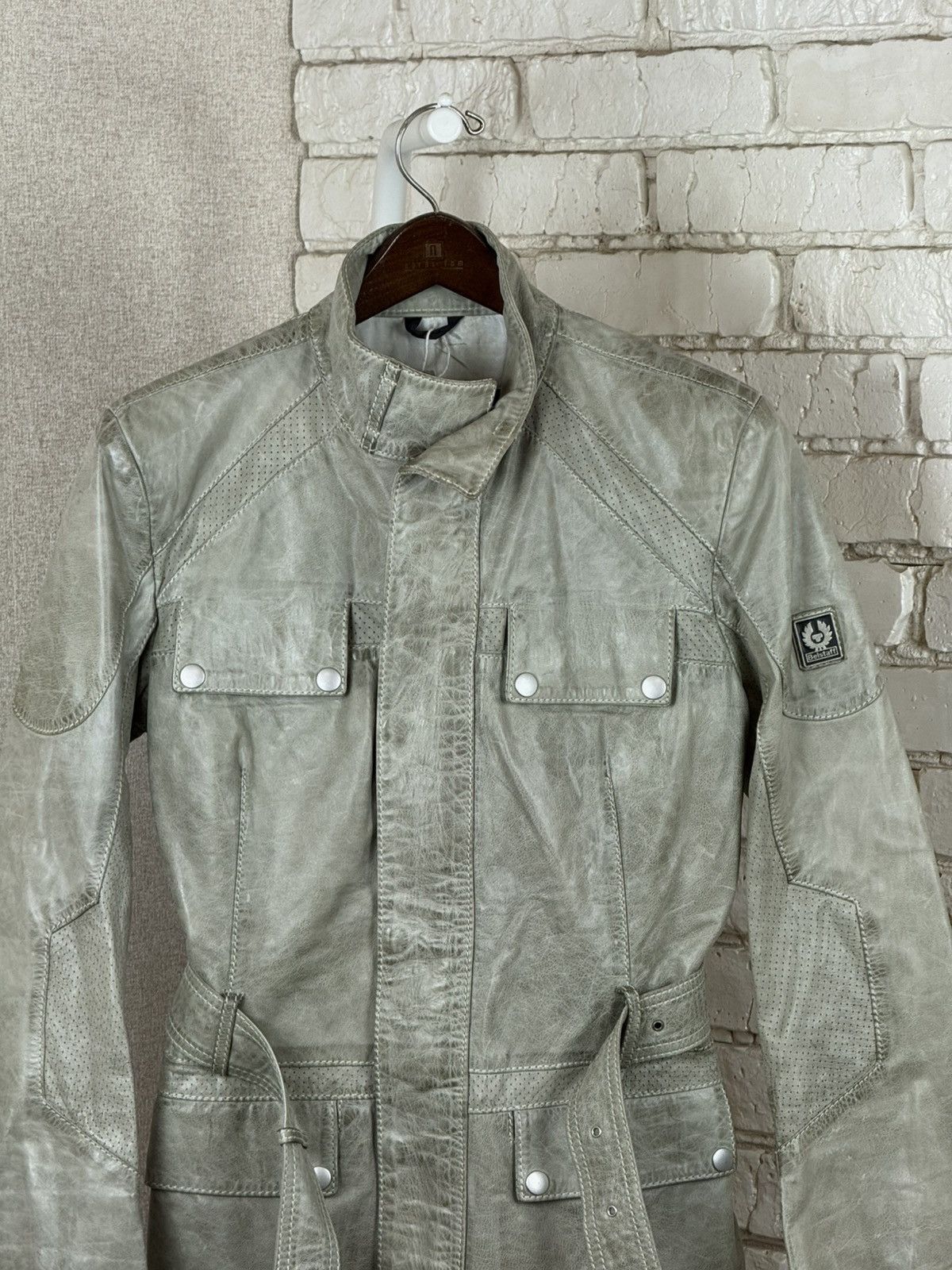 Belstaff Belstaff Trialmaster Gold Label Motorcycle Leather Jacket Size L / US 10 / IT 46 - 2 Thumbnail