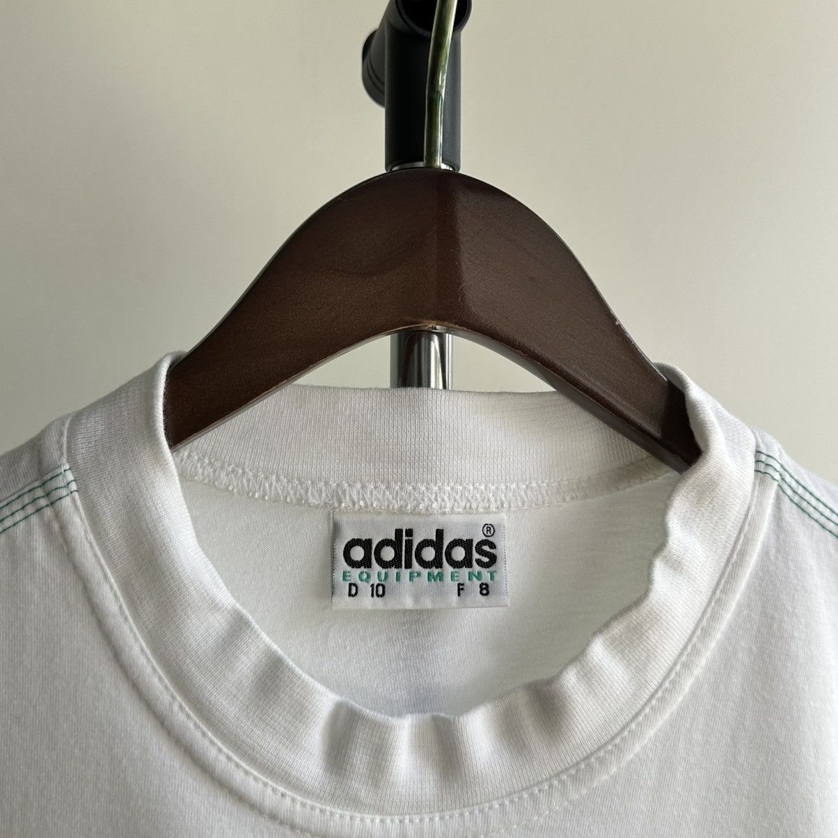 Adidas × Vintage VINTAGE ADIDAS EQUIPMENT BIG LOGO TEE Size US XL / EU 56 / 4 - 4 Thumbnail