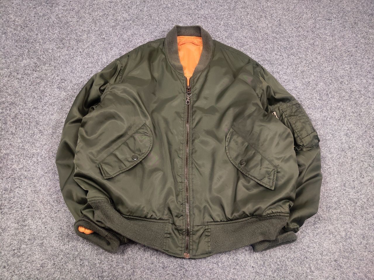Japanese Brand Rare Vintage Japan MA-1 Flyers Intermediate Bomber Jacket Size US M / EU 48-50 / 2 - 2 Thumbnail
