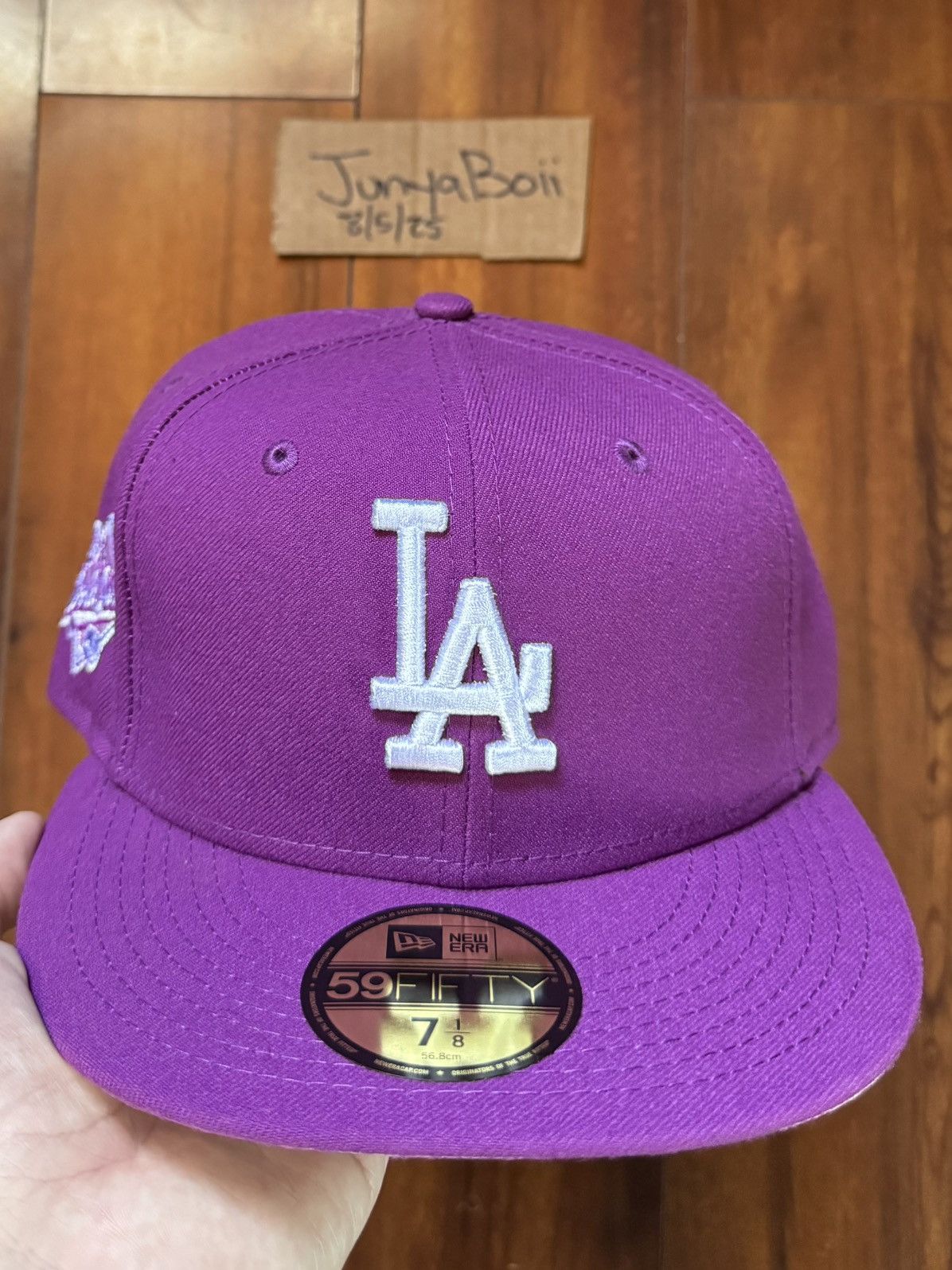 Hat Club Size 7 LA Dodgers 1998 World Series Patch Jae Tips Fitted Size ONE SIZE - 2 Thumbnail