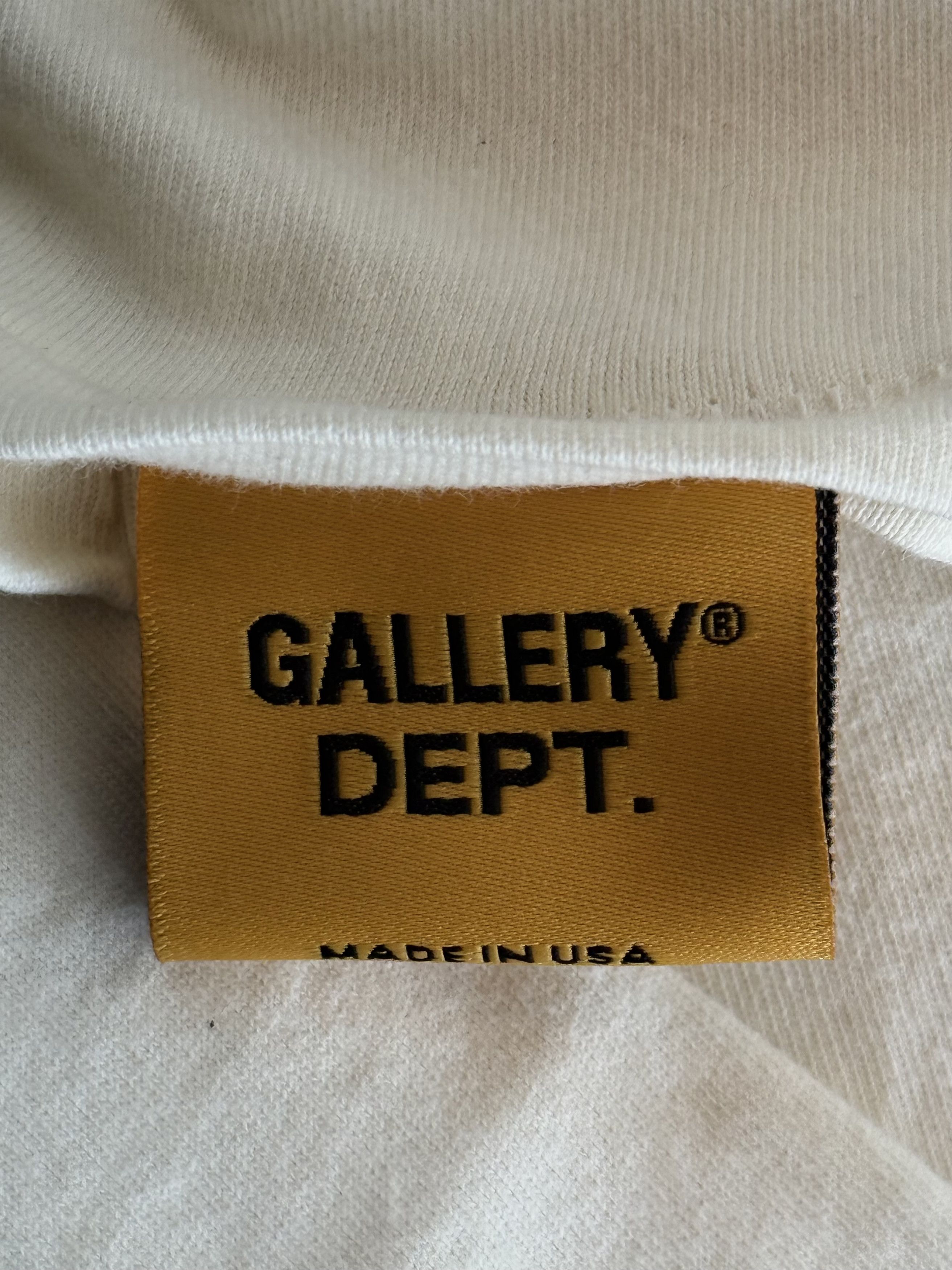 Gallery Dept. Gallery Dept Archival White Chateau Josue Script T-Shirt Size US M / EU 48-50 / 2 - 4 Thumbnail