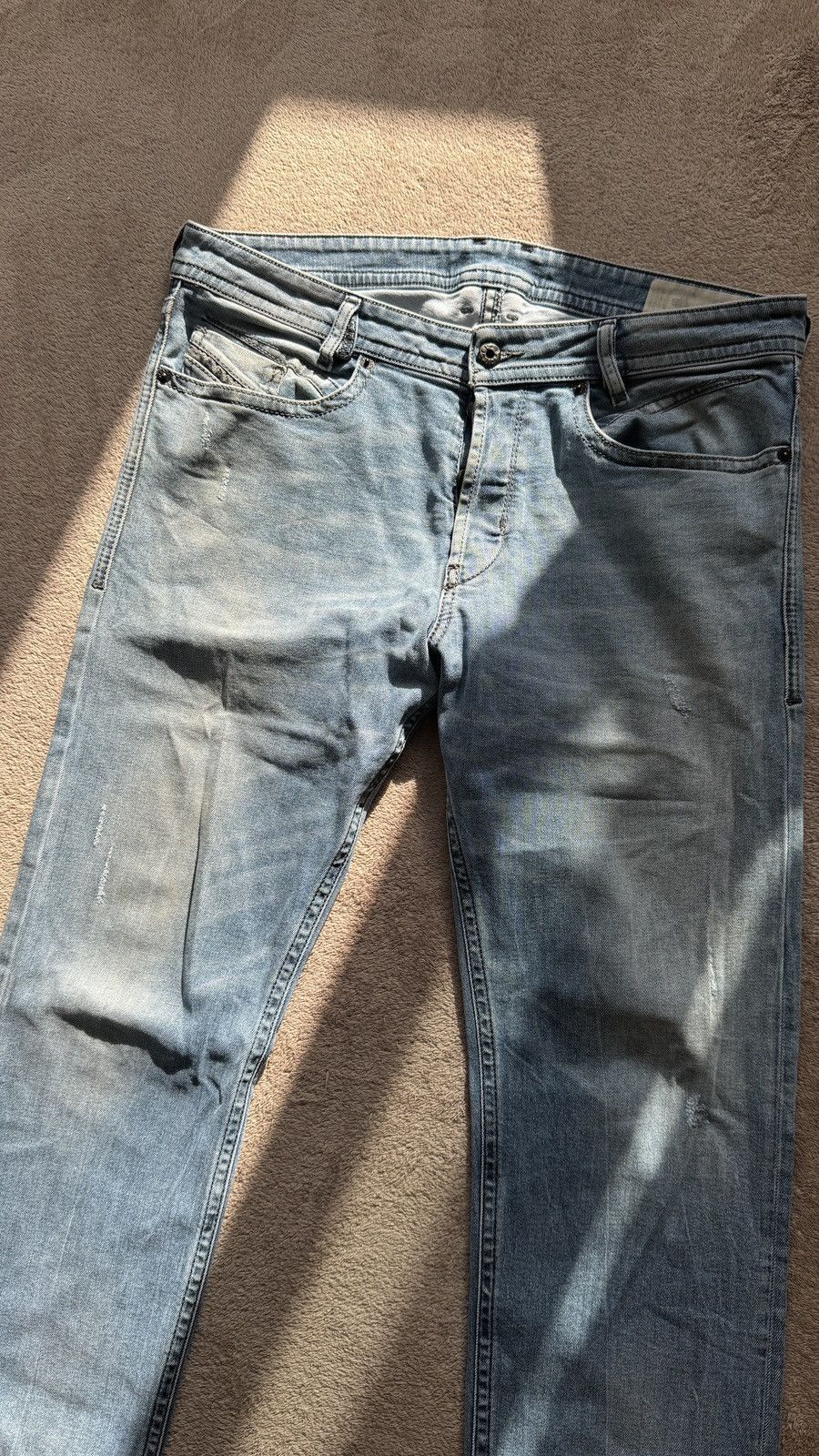 If Six Was Nine Diesel Akee Ripped Washed Straight Jeans LGB hedi slimane Size US 34 / EU 50 - 2 Thumbnail