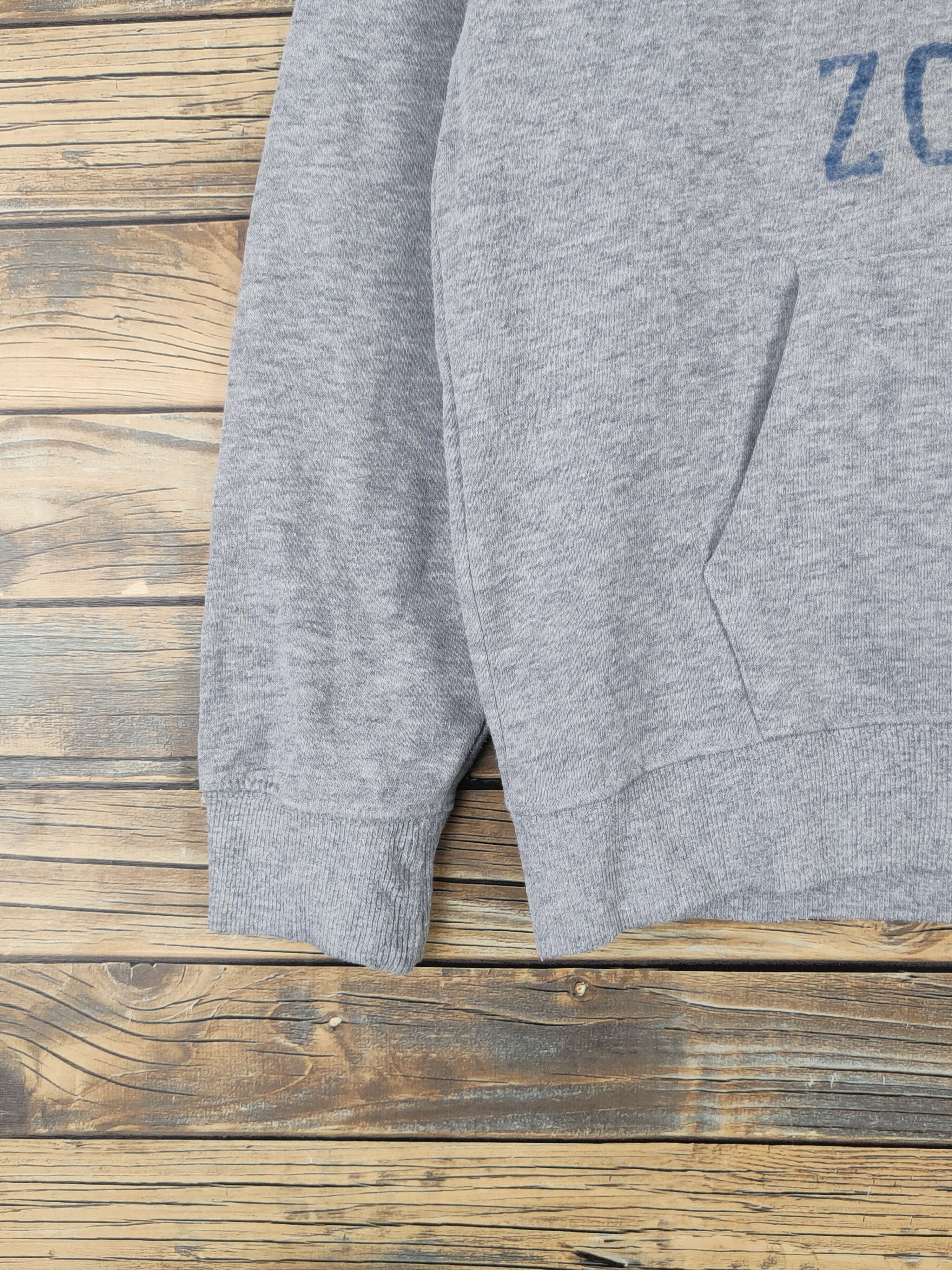 Japanese Brand × Vintage ZooMac Gray Hoodie Sweatshirts #W1138 Size US S / EU 44-46 / 1 - 5 Thumbnail