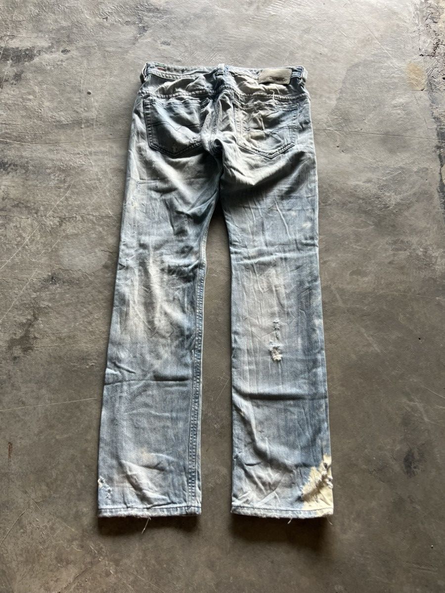 Diesel distressed diesel industry denim splatter bleach sick washed Size US 33 - 17 Thumbnail