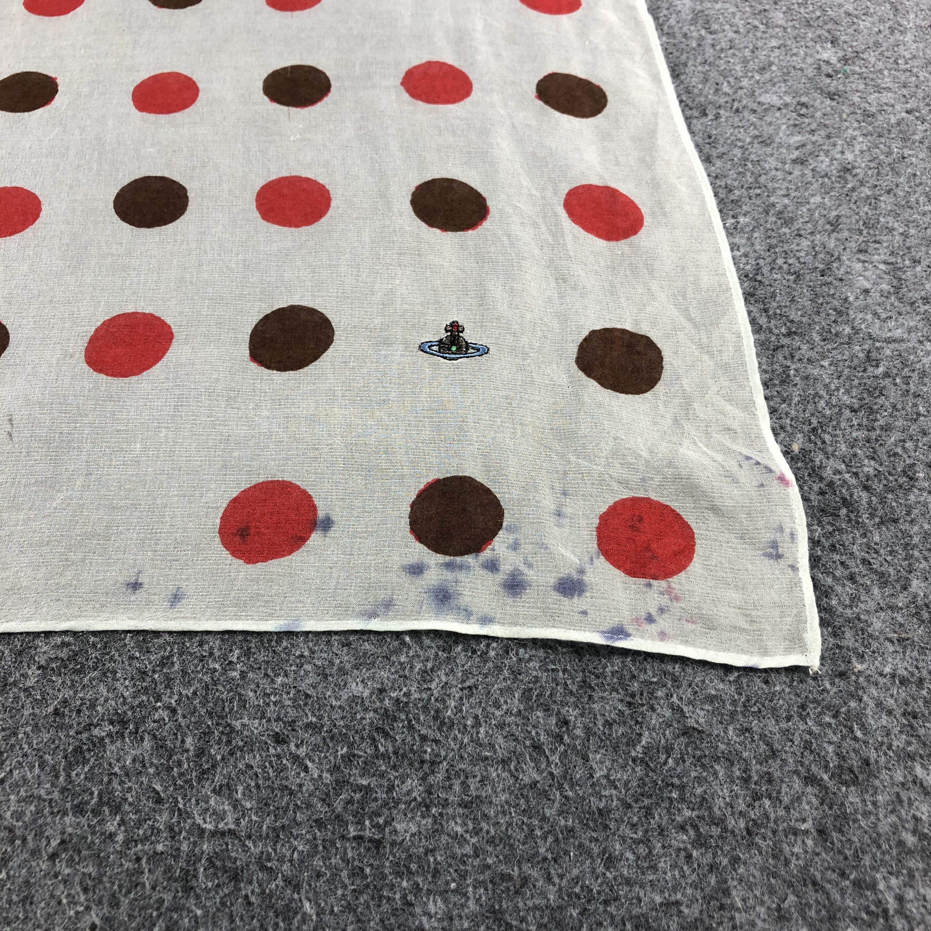 Japanese Brand Vivienne Westwood Handkerchief Neckerchief Bandana H1371 Size ONE SIZE - 4 Thumbnail
