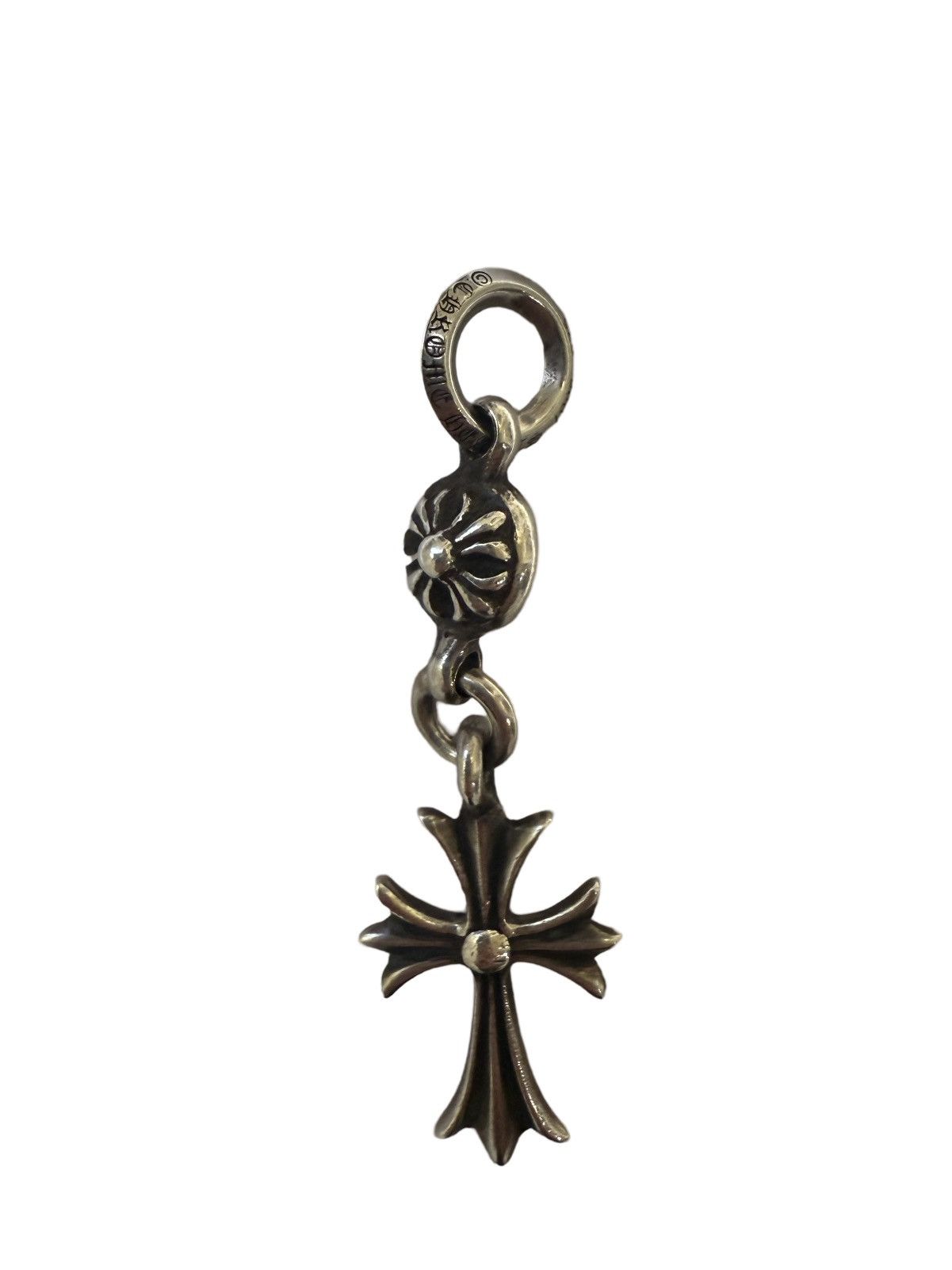 Chrome Hearts Tiny Cross w/ Crossball Pendant | Grailed