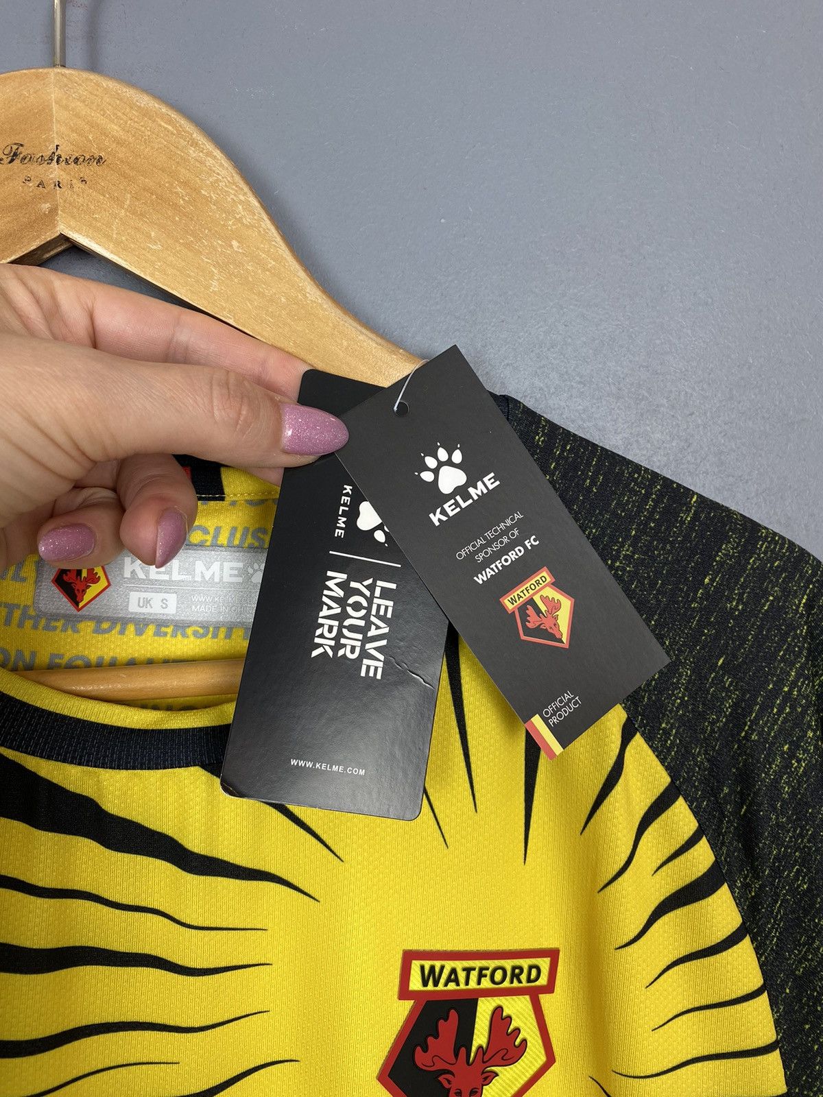 Other Kelme Watford Short Sleeve Football Home Jersey Shirt Size S Size US S / EU 44-46 / 1 - 9 Thumbnail