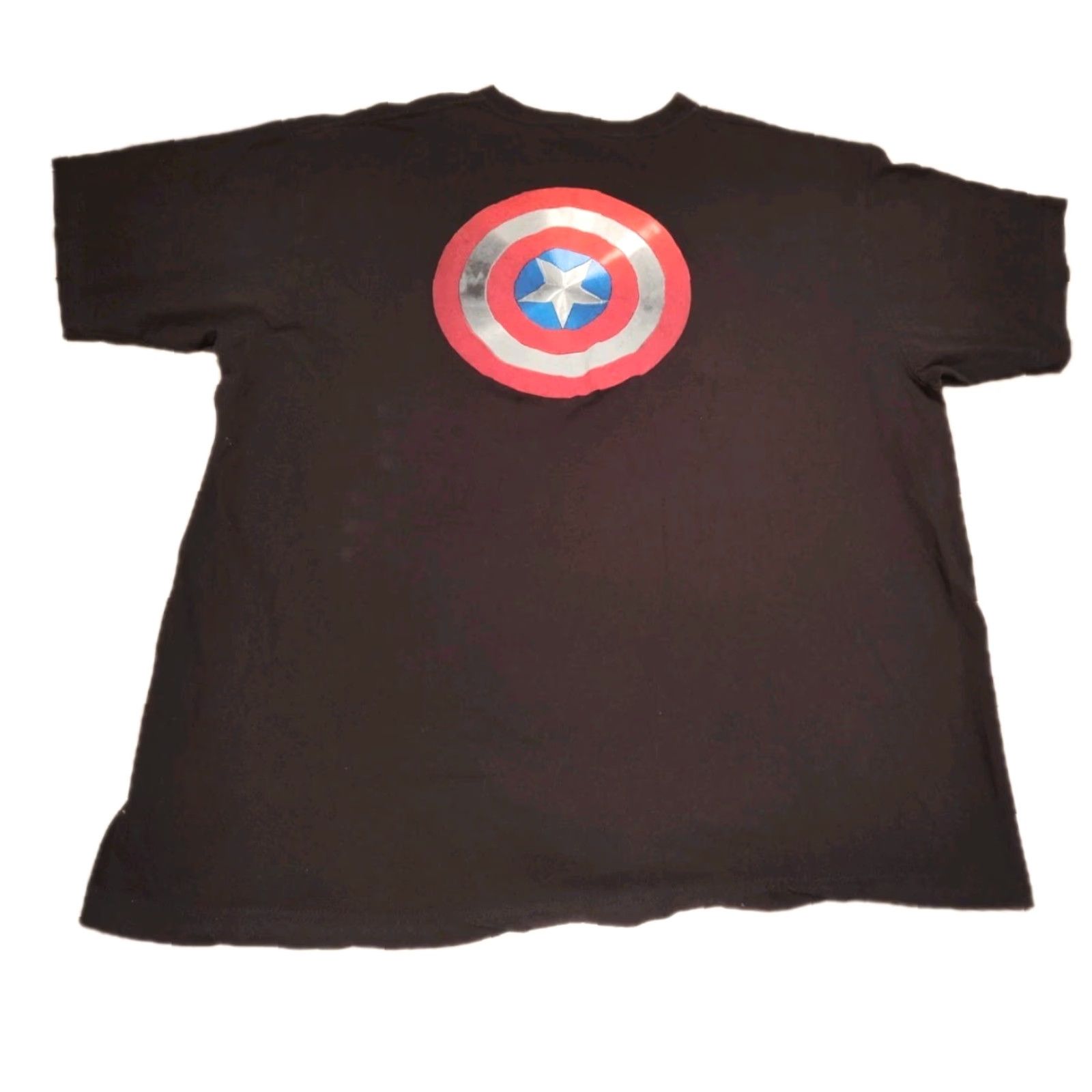Vintage VINTAGE Marvel Captain America Movie T-Shirt Men Large Black Graphic Print 2011 Comic Fan Size US L / EU 52-54 / 3 - 6 Thumbnail