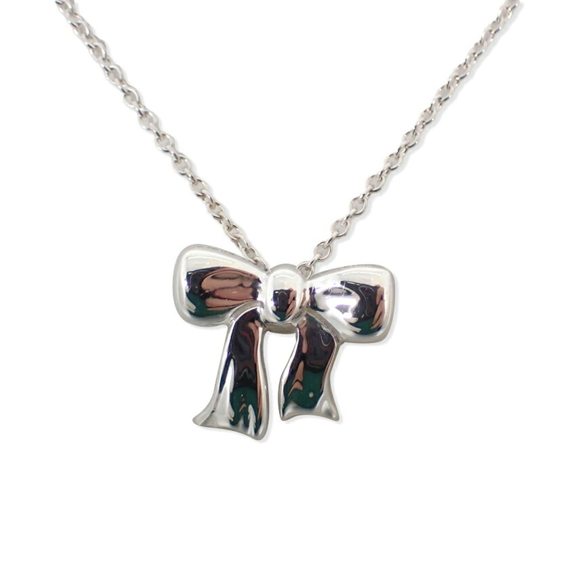 Tiffany & Co. TIFFANY 925 ribbon pendant necklace Size ONE SIZE - 1 Thumbnail