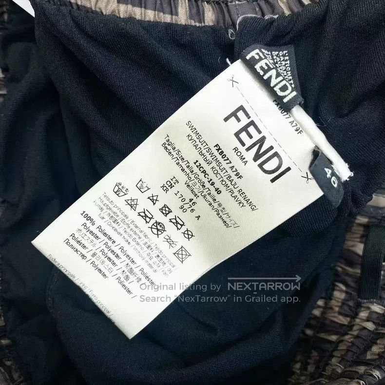 Fendi Fendi Nylon Double F Full Print Short Pants Size US 30 / EU 46 - 3 Thumbnail
