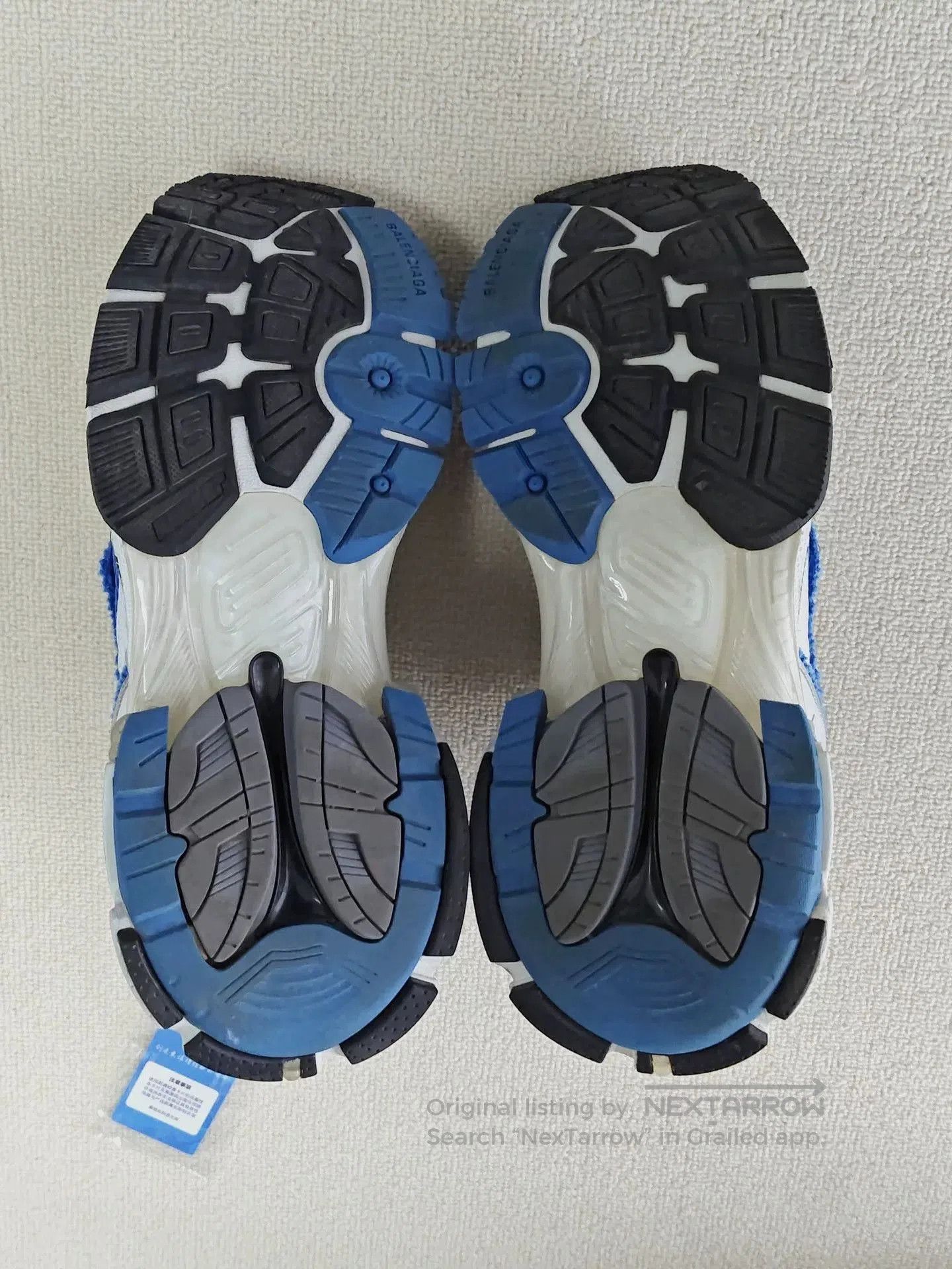 Balenciaga balenciaga runner sneakers in blue and white. Size US 7.5 / EU 40-41 - 8 Thumbnail