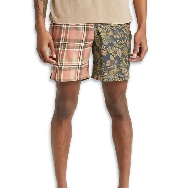 BP. BP. Shorts Plaid Floral Drawstring Multicolor Men's L NWT Size US 35 - 1 Thumbnail
