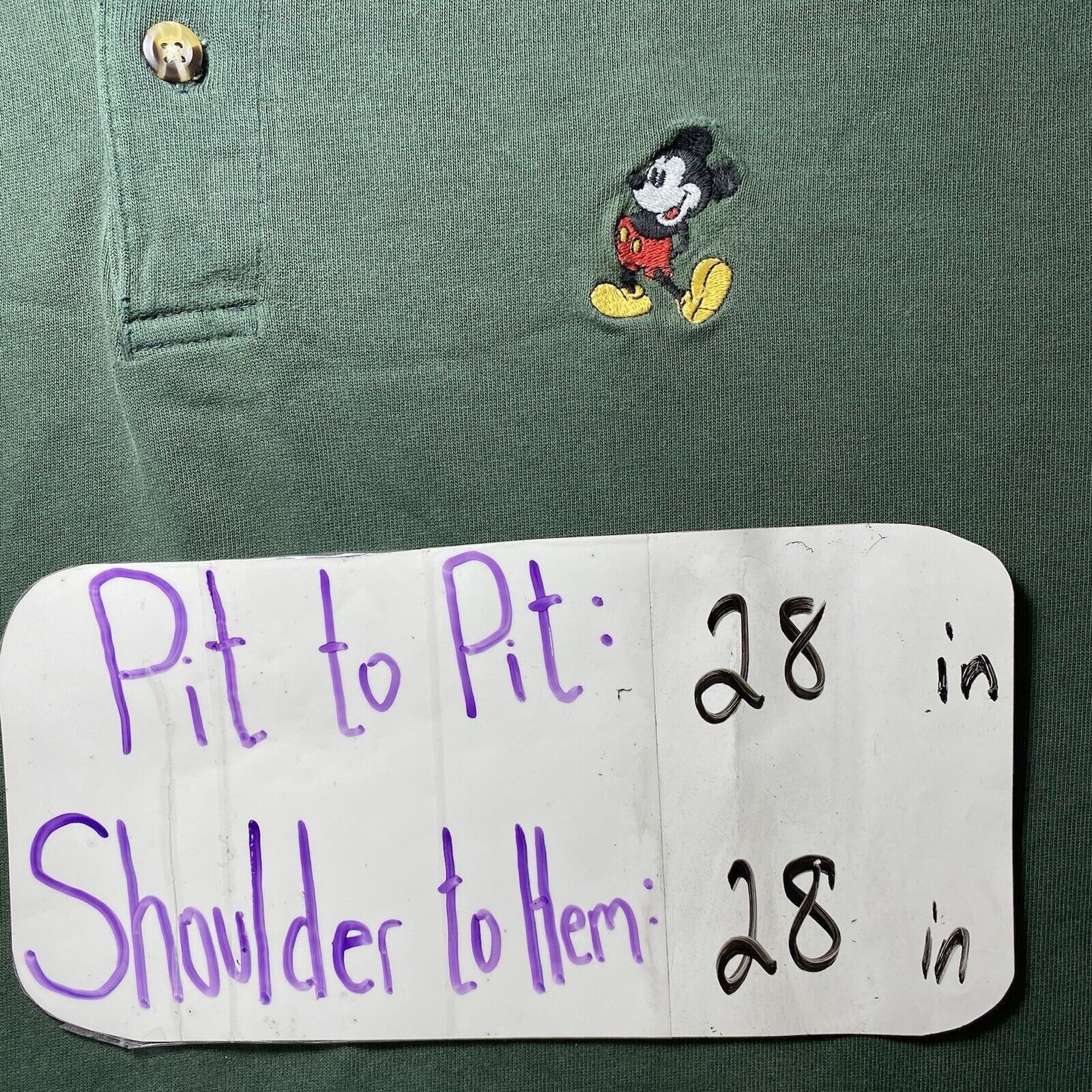 Disney Vintage Disney Original Mickey Mouse Button Up Polo Shirt Size US XXL / EU 58 / 5 - 12 Thumbnail
