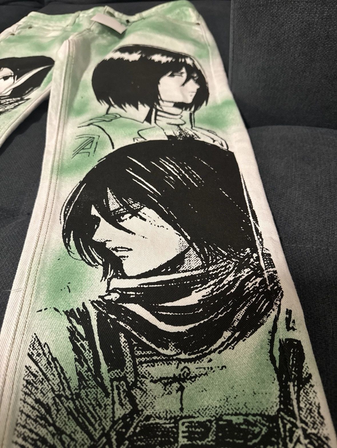 Other Custom 1of1 Attack on Titan Mikasa Jeans Size US 32 / EU 48 - 4 Thumbnail
