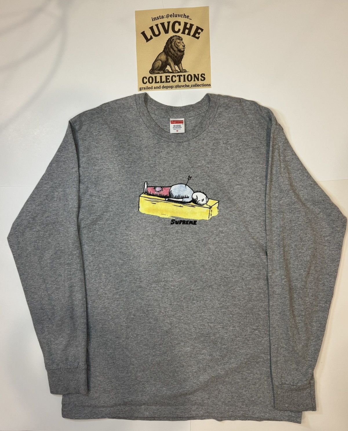 Supreme Supreme Long Sleeve T-Shirt with Graphic Print Size US M / EU 48-50 / 2 - 1 Thumbnail