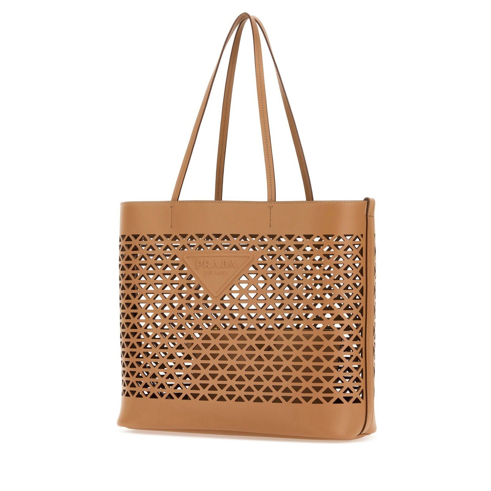 Prada PRADA Basket Shopper Brown Leather Tote Bag New & Authentic Size ONE SIZE - 2 Thumbnail