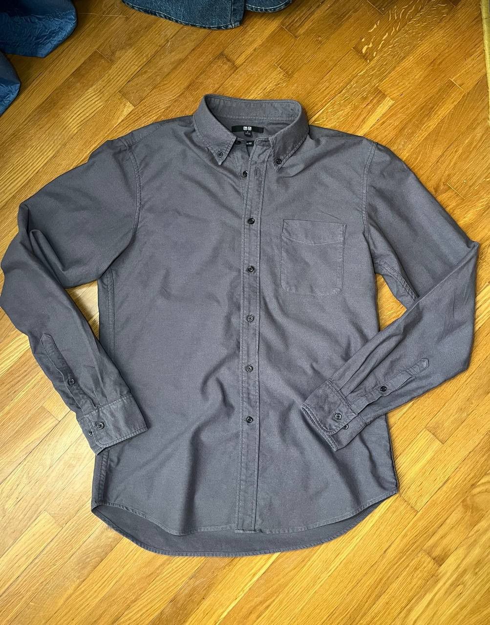 Uniqlo Uniqlo basic gray shirt Size US S / EU 44-46 / 1 - 1 Thumbnail