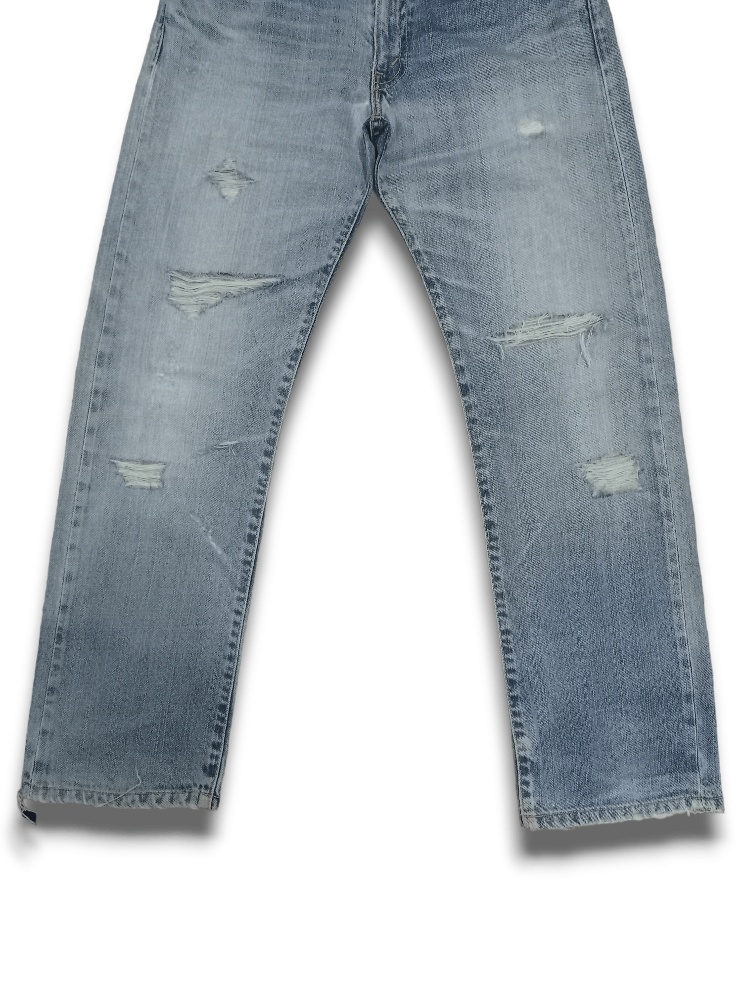 Levi's Vintage 90s Levis 505 Light Wash Blue Denim Distressed Jeans Size US 32 / EU 48 - 9 Thumbnail