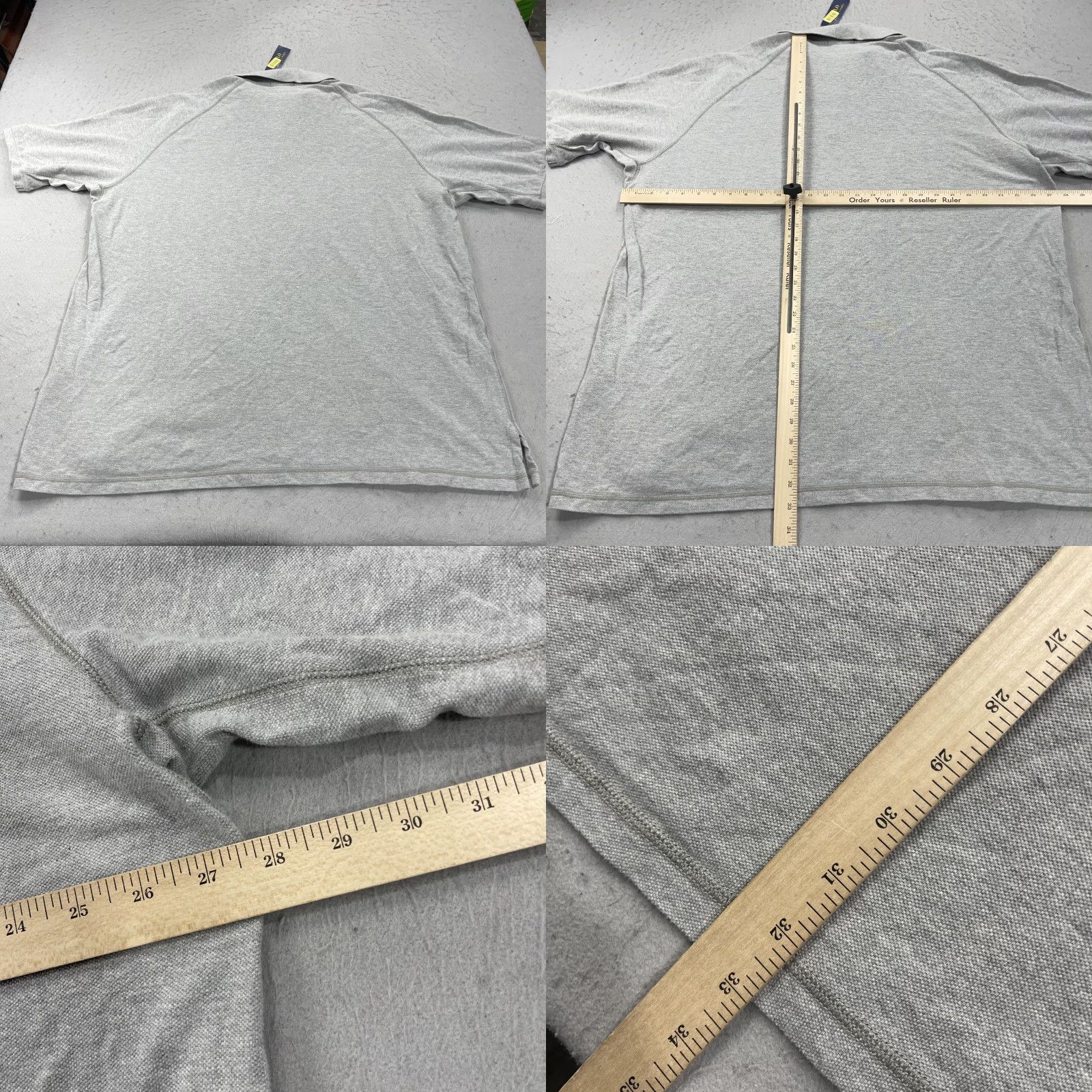 Polo Ralph Lauren Polo Ralph Lauren Polo Shirt Mens 2XLT Gray NWT Polo Shirt Mens 2XLT Gray New York P Wing Foot New York NWT Size US XXL / EU 58 / 5 - 8 Thumbnail