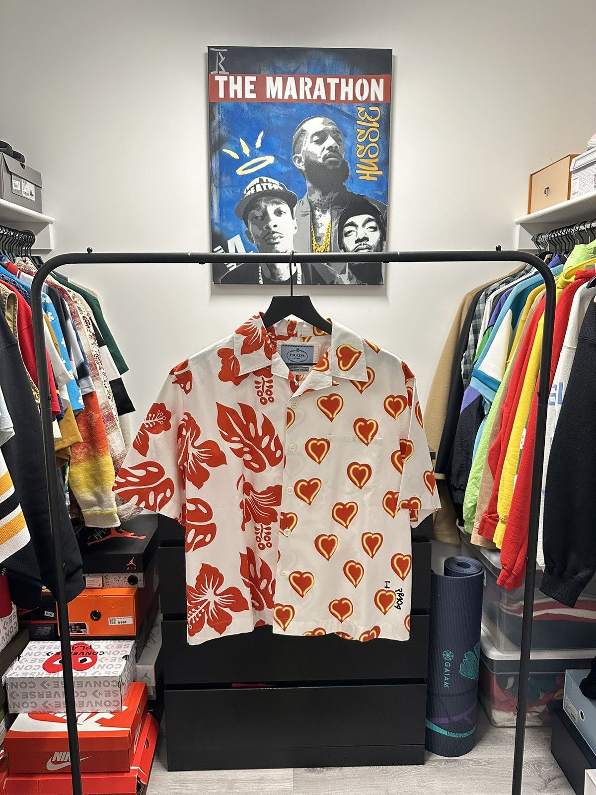 Prada Prada Double Match Short Sleeve Shirt F/W 19 | Grailed