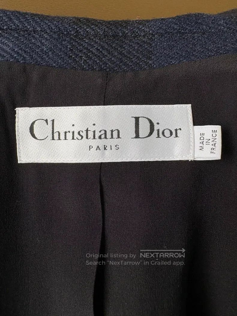 Dior Dior Blue and black plaid double-breasted suit jacket Size XS / US 0-2 / IT 36-38 - 7 Thumbnail