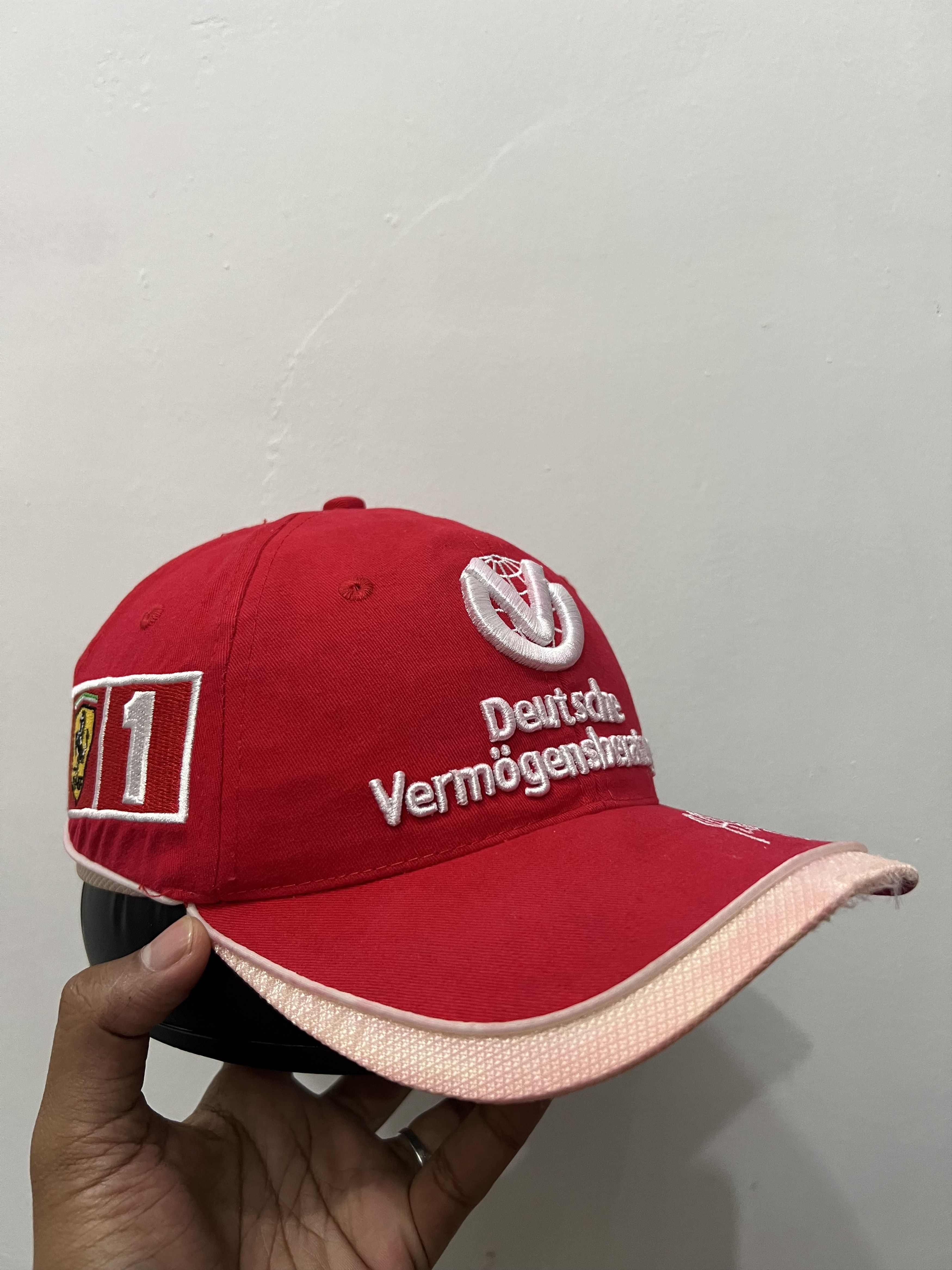 Ferrari Micheal Schumacher Deutsche Vintage Hat Size ONE SIZE - 7 Thumbnail
