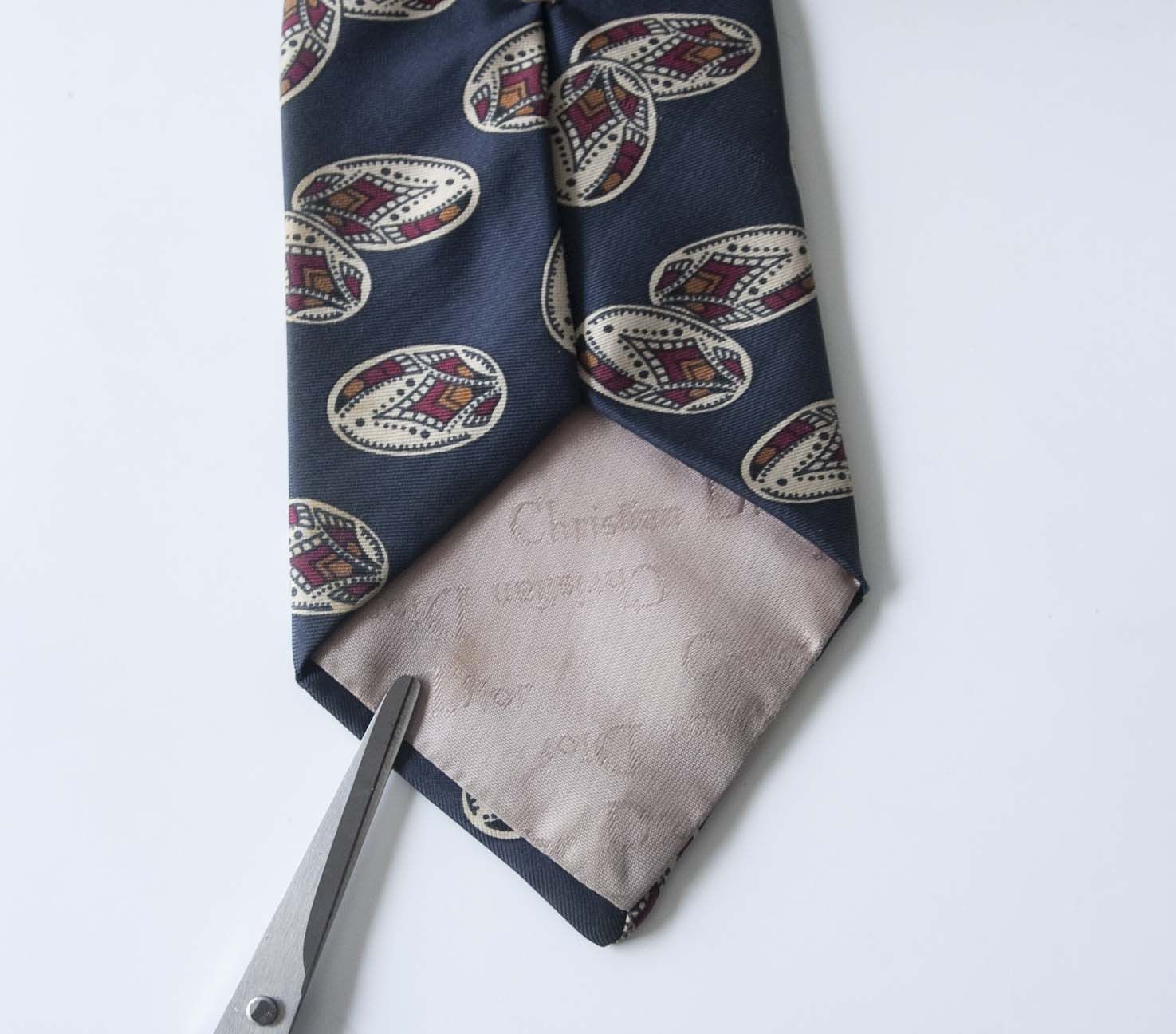 Christian Dior Monsieur × Vintage Christian Dior Monsieur Vintage Tie Necktie Made in USA Silk Size ONE SIZE - 5 Thumbnail