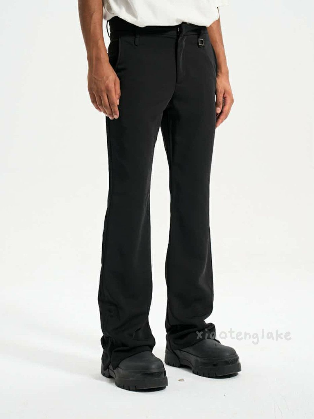 Designer × Japanese Brand × Vintage urban cleanfit dance yuppie bootcut flared pants Size US 32 / EU 48 - 3 Thumbnail