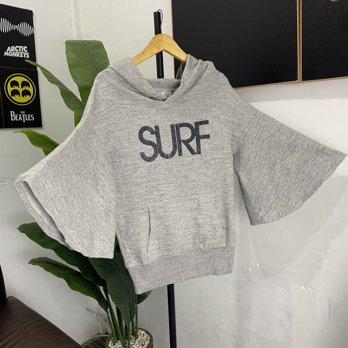 Japanese Brand Vintage Kapital “SURF” Half Sleeve Hoodie Rare Item Size US M / EU 48-50 / 2 - 1 Thumbnail