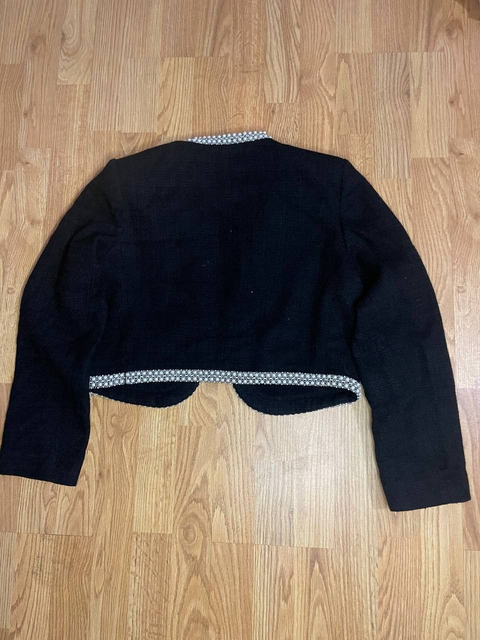 Sandro SANDRO Cropped Tweed Jacket Size M / US 6-8 / IT 42-44 - 3 Thumbnail