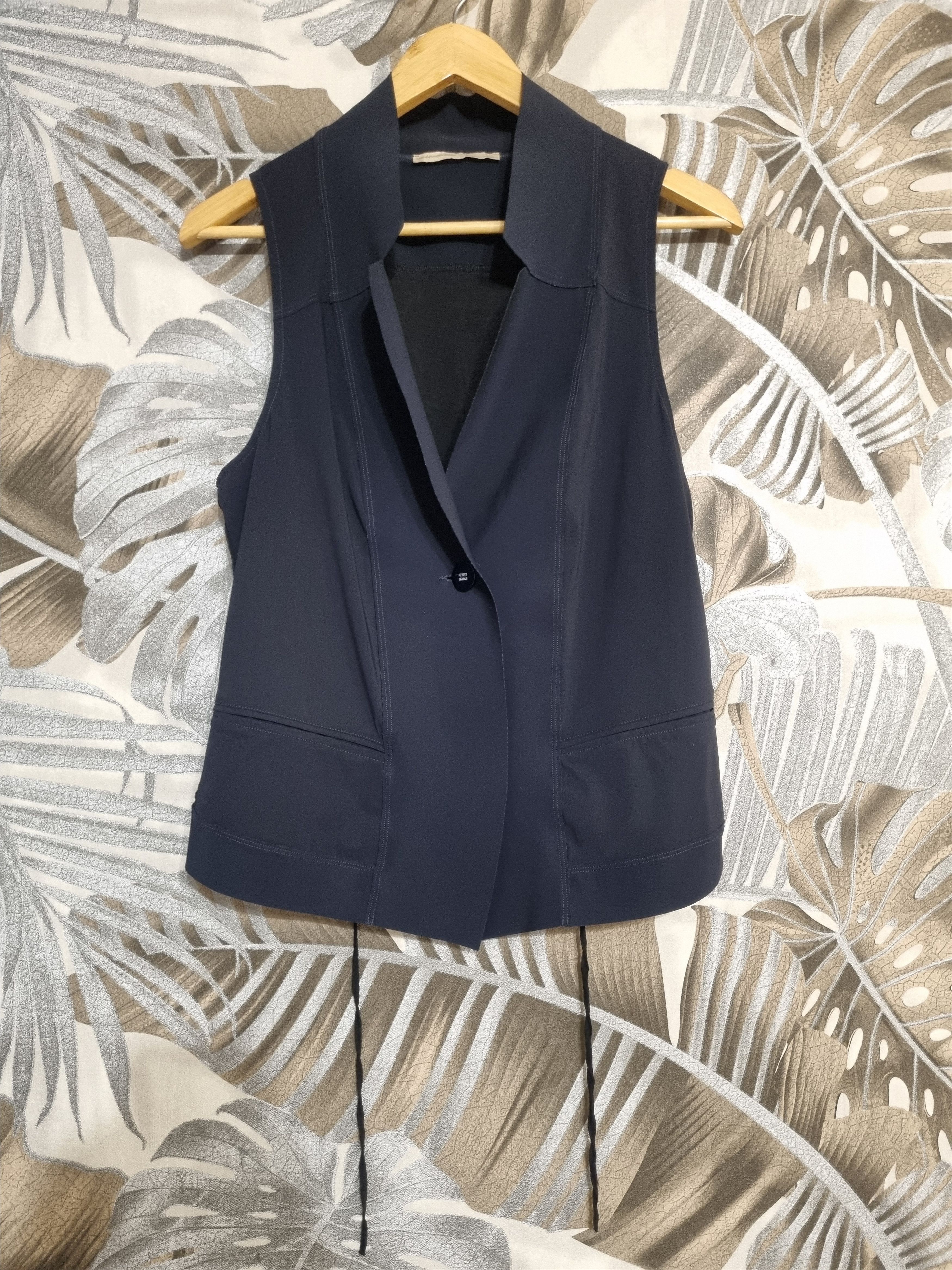 Marithe + Francois Girbaud Marithé + François Girbaud Avant Garde Blouse Vest Size L / US 10 / IT 46 - 1 Thumbnail