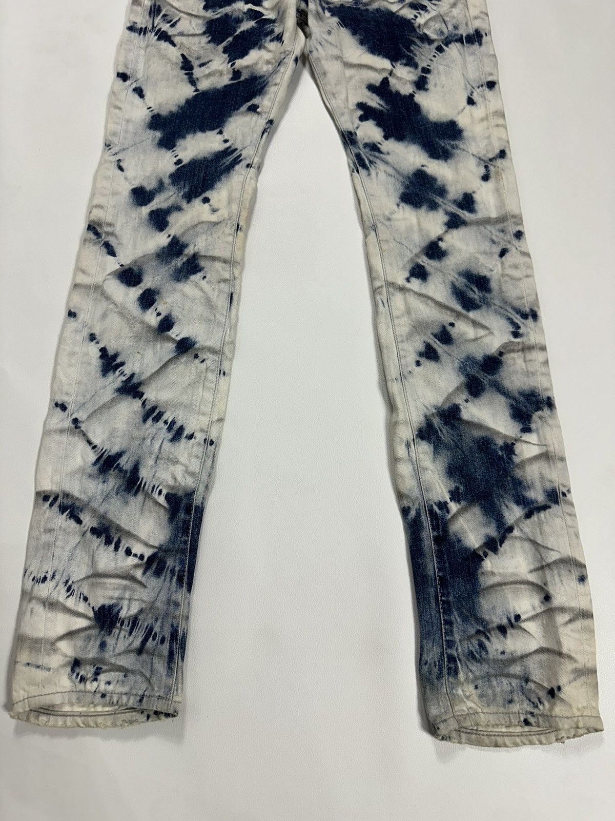 Japanese Brand Civarize Acid Wash Skinny Jeans Pants Size US 29 - 3 Thumbnail